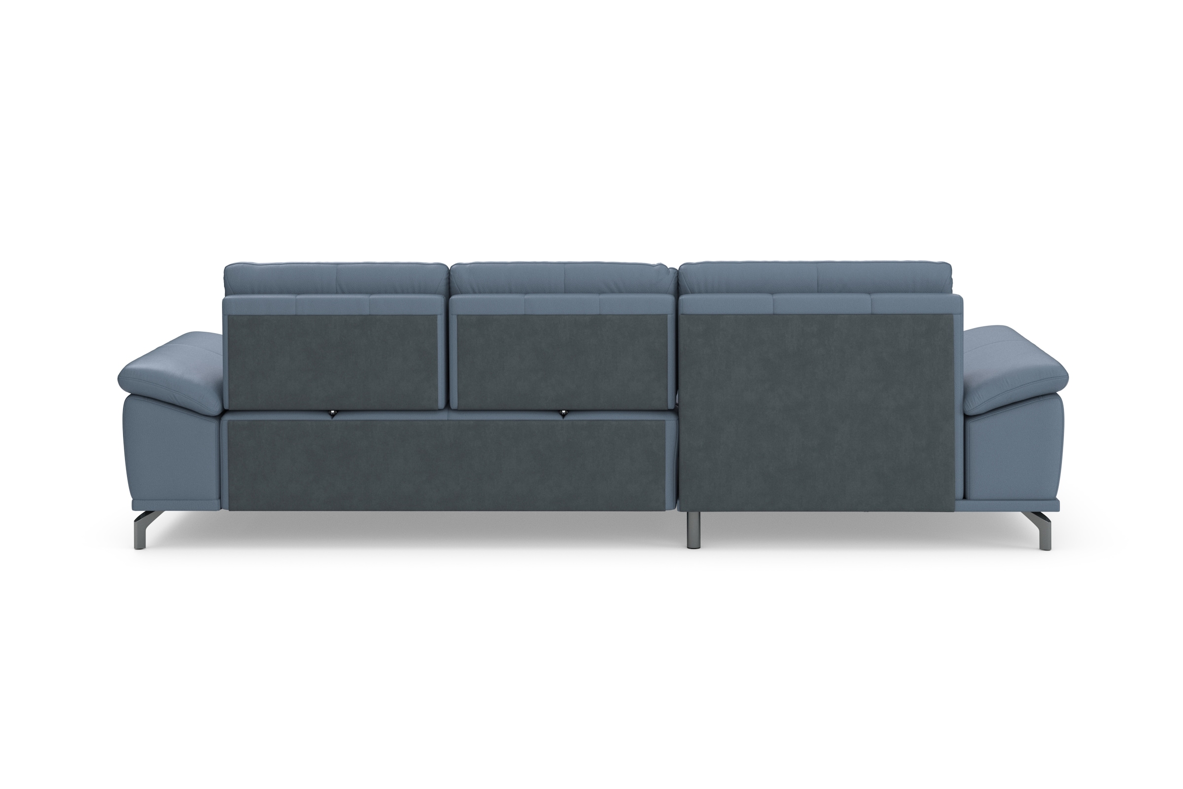 Places of Style Ecksofa Costello, mit Sitztiefenverstellung und Armlehnfunktion, incl. 3 Nierenkissen