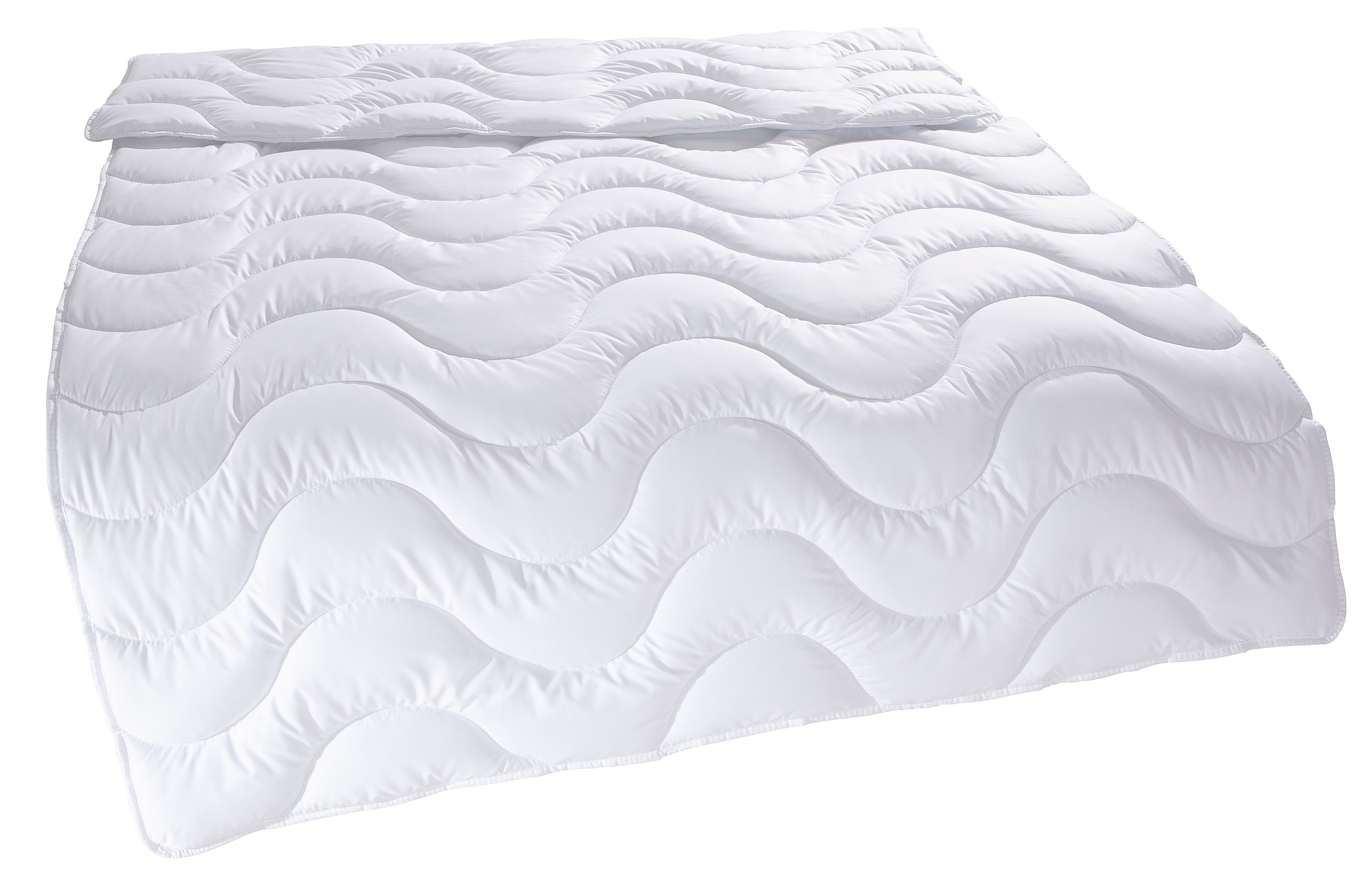 GOODproduct Microfaserbettdecke + Microfaserkissen »Mailo, Bettdecke 135x200 cm, 155x220 cm« 2-tlg., Set mit Kissen 80x80 cm, Sommer, Winter