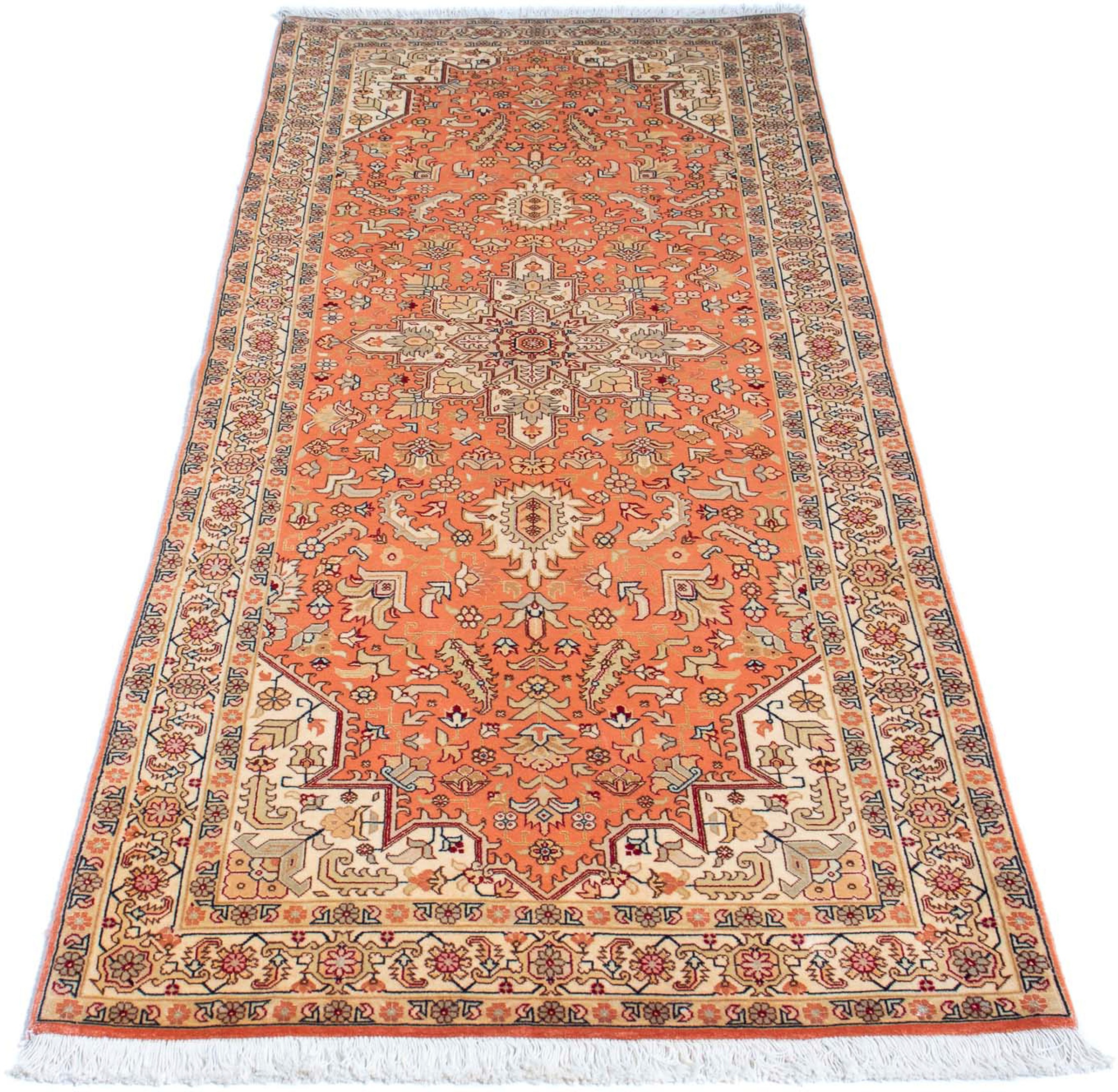 Image of morgenland Orientteppich »Perser - Täbriz - Royal - 216 x 80 cm - rost«, rechteckig, 7 mm Höhe, Wohnzimmer, Handgeknüpft, Einzelstück mit Zertifikat bei Ackermann Versand Schweiz