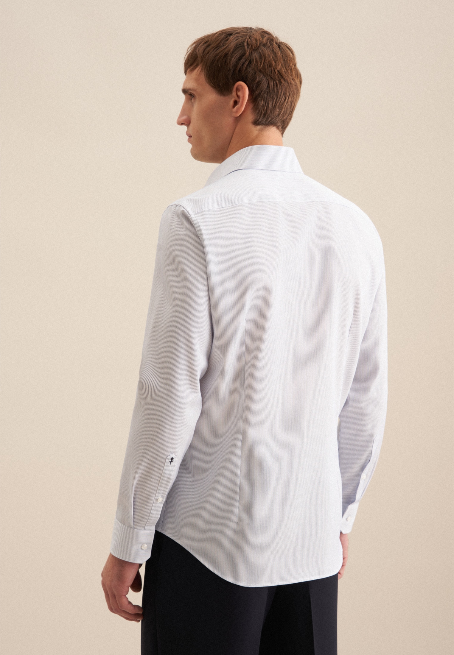 seidensticker Businesshemd »Slim« Slim 1/1 Kentkragen Streifen