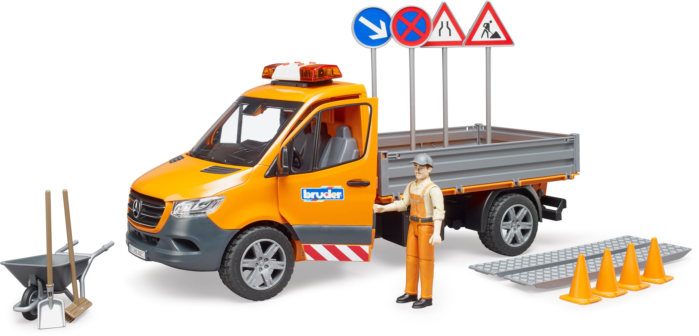 Image of Bruder® Spielzeug-Bus »Mercedes Benz Sprinter Kommunal (2677)«, mit Licht & Sound; Made in Germany bei Ackermann Versand Schweiz