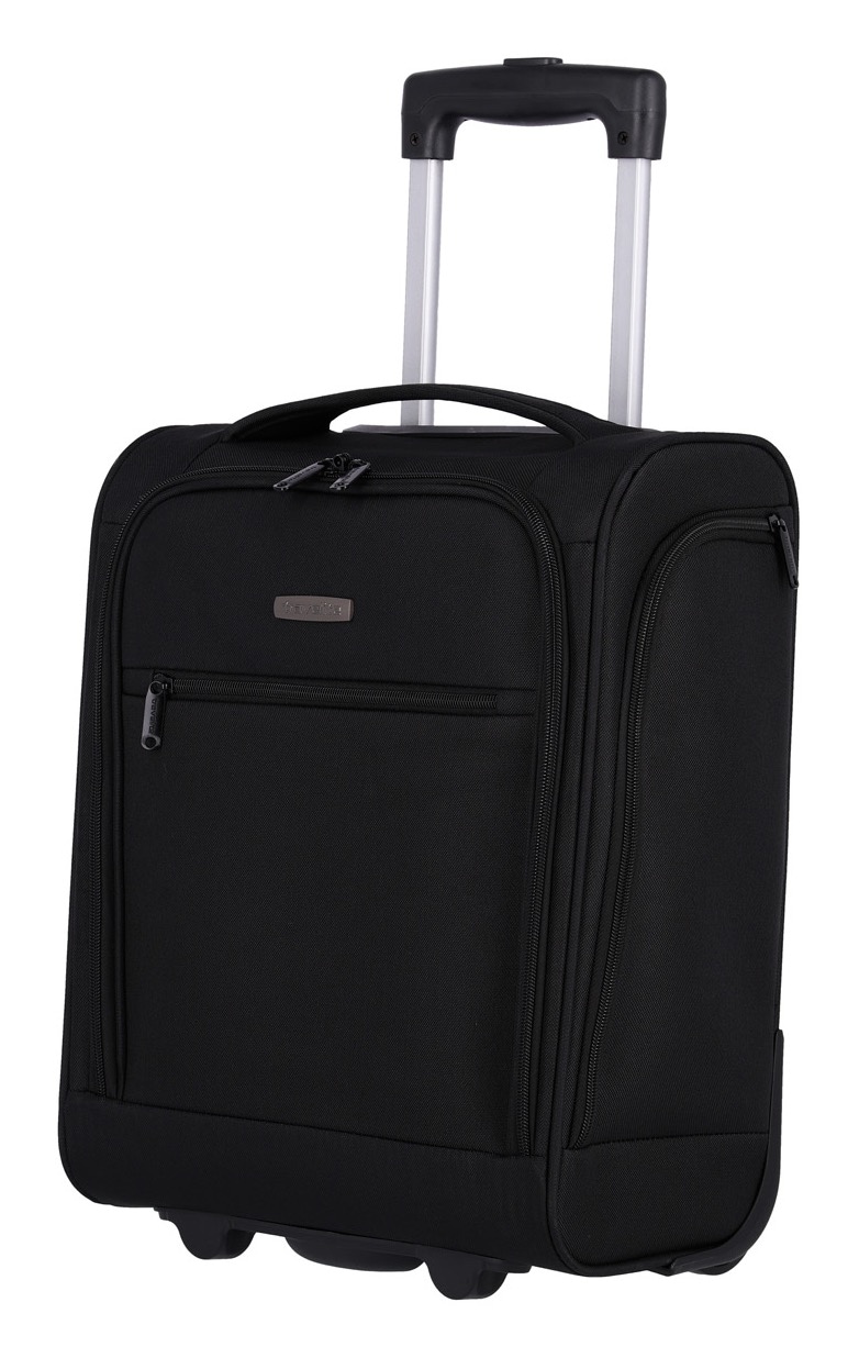 travelite Trolley à bagages souples »CABIN Bordtrolley Underseat Handgepäck Koffer« 28 litre 2 Rollen 43 cm, fonction emboîtable – idéal comme bagage sous le siège