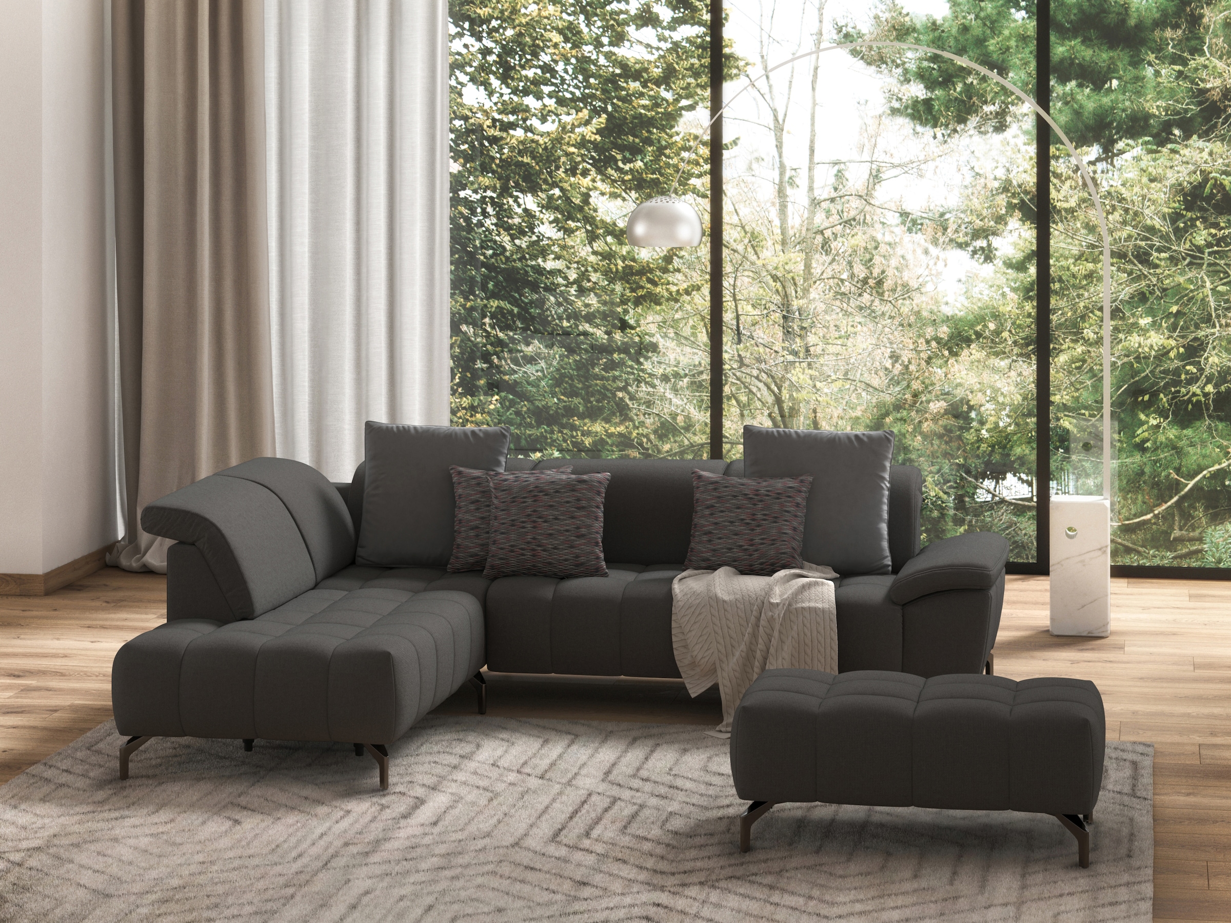 sit&more Hocker »Cool«, mit schwarzen Füssen