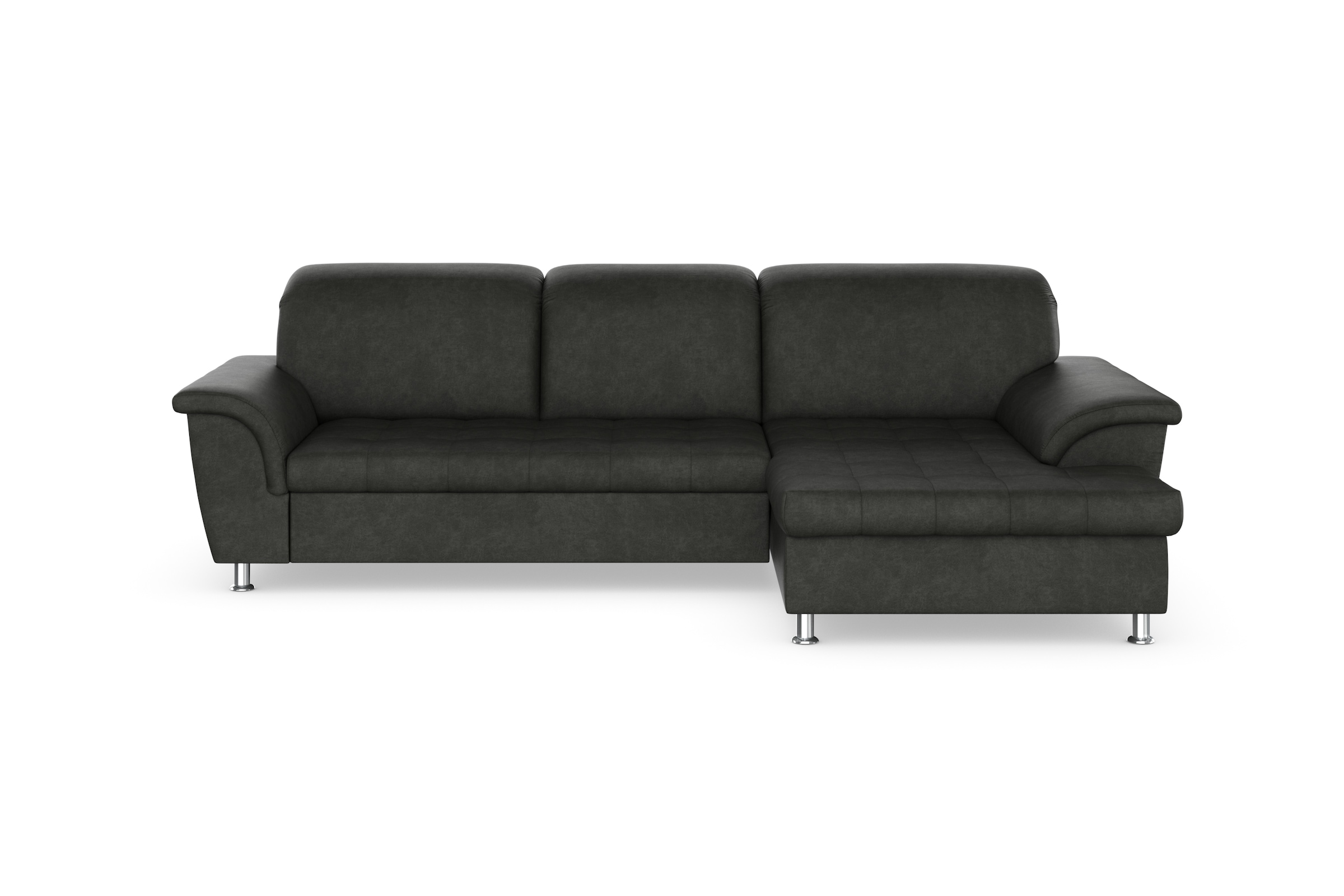 DOMO collection Ecksofa Franzi, wahlweise mit Bettfunktion, Bettkasten und Kopfteilverstellung