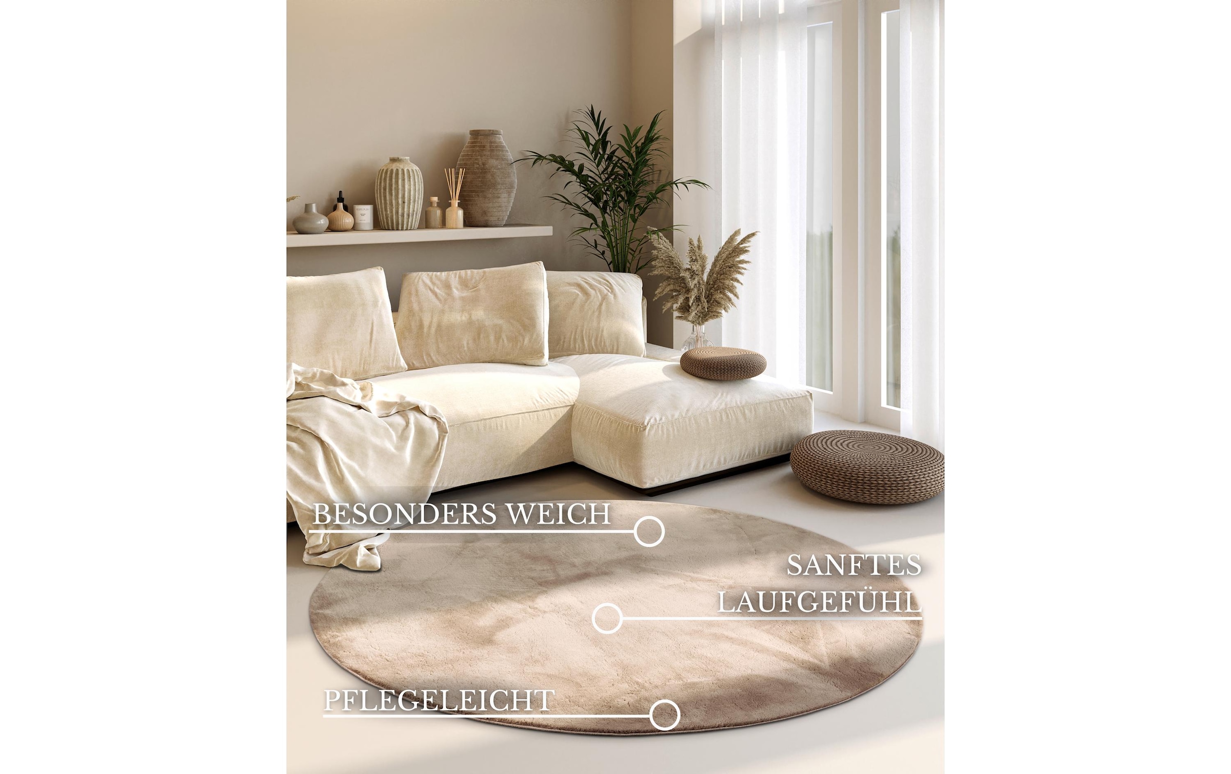 Villeroy & Boch Teppich »Leon 160 cm x 160 cm«