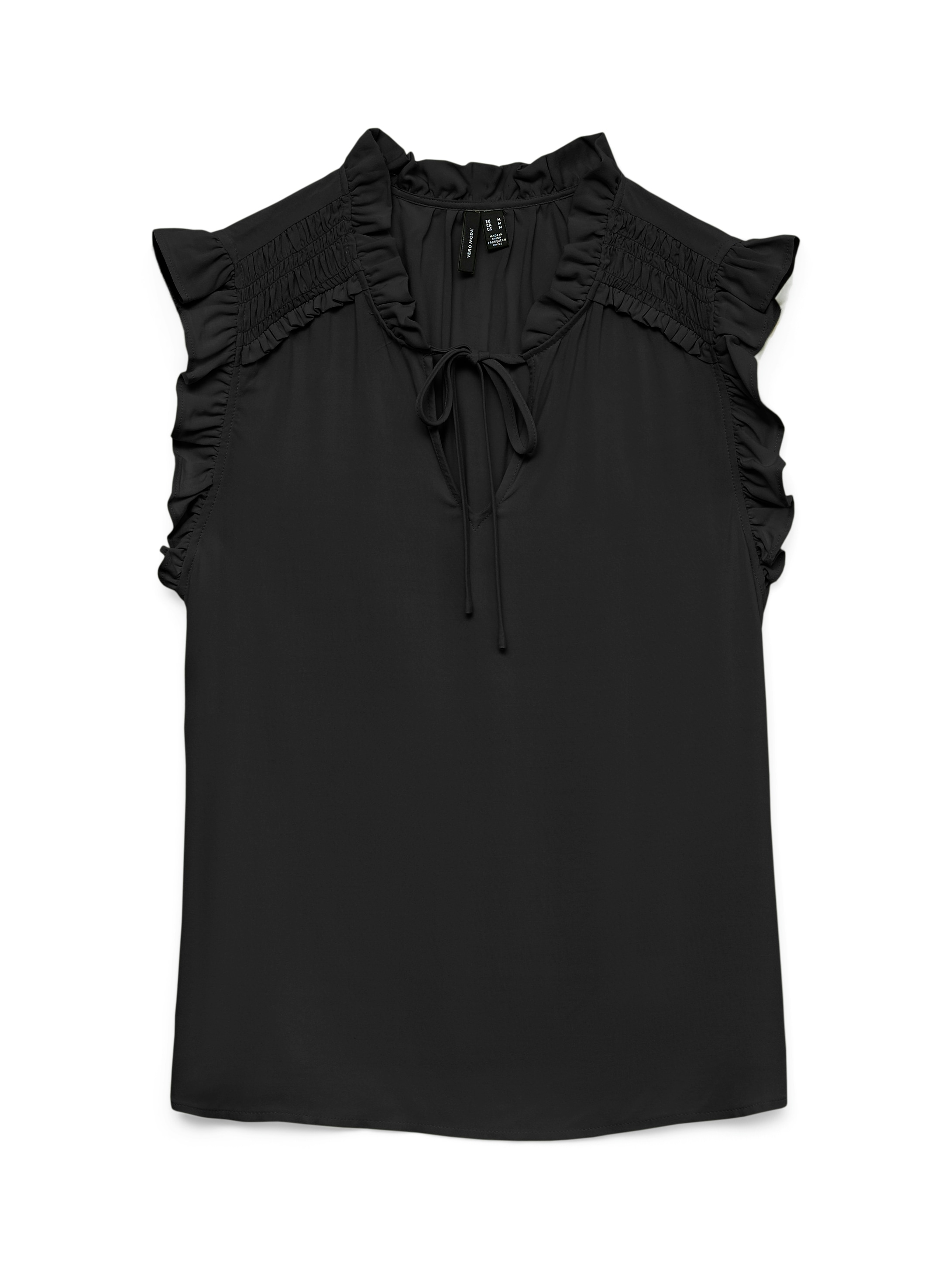 Vero Moda Top à volants »VMALBA SL FRILL TOP WVN NOOS« viscose