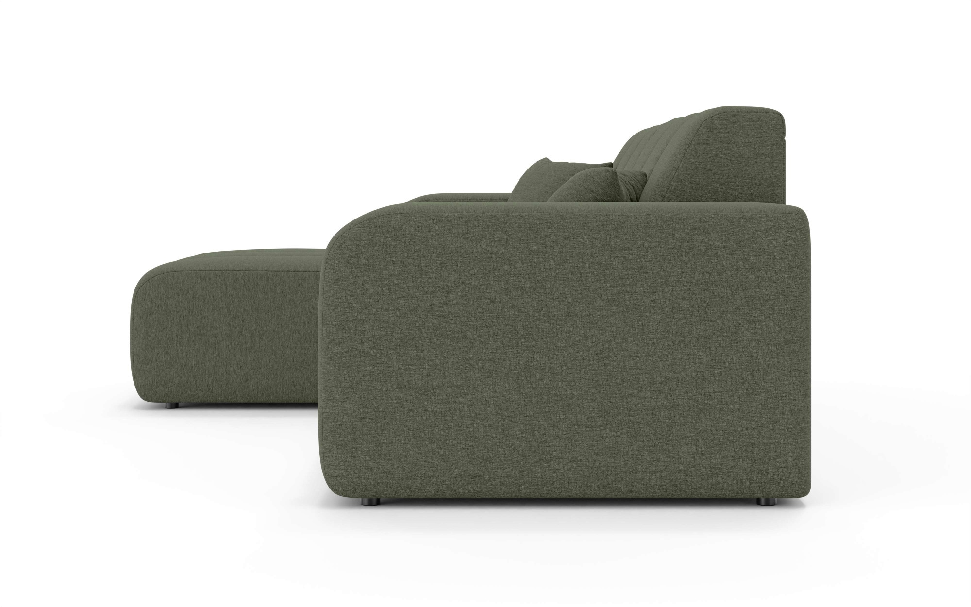 GOODproduct Ecksofa »CASSY L-Form, Schlafsofa mit Bettkasten, Masse B/T/H: 245/165/88 cm« mit 2 Rückenkissen, Recamiere rechts oder links bestellbar