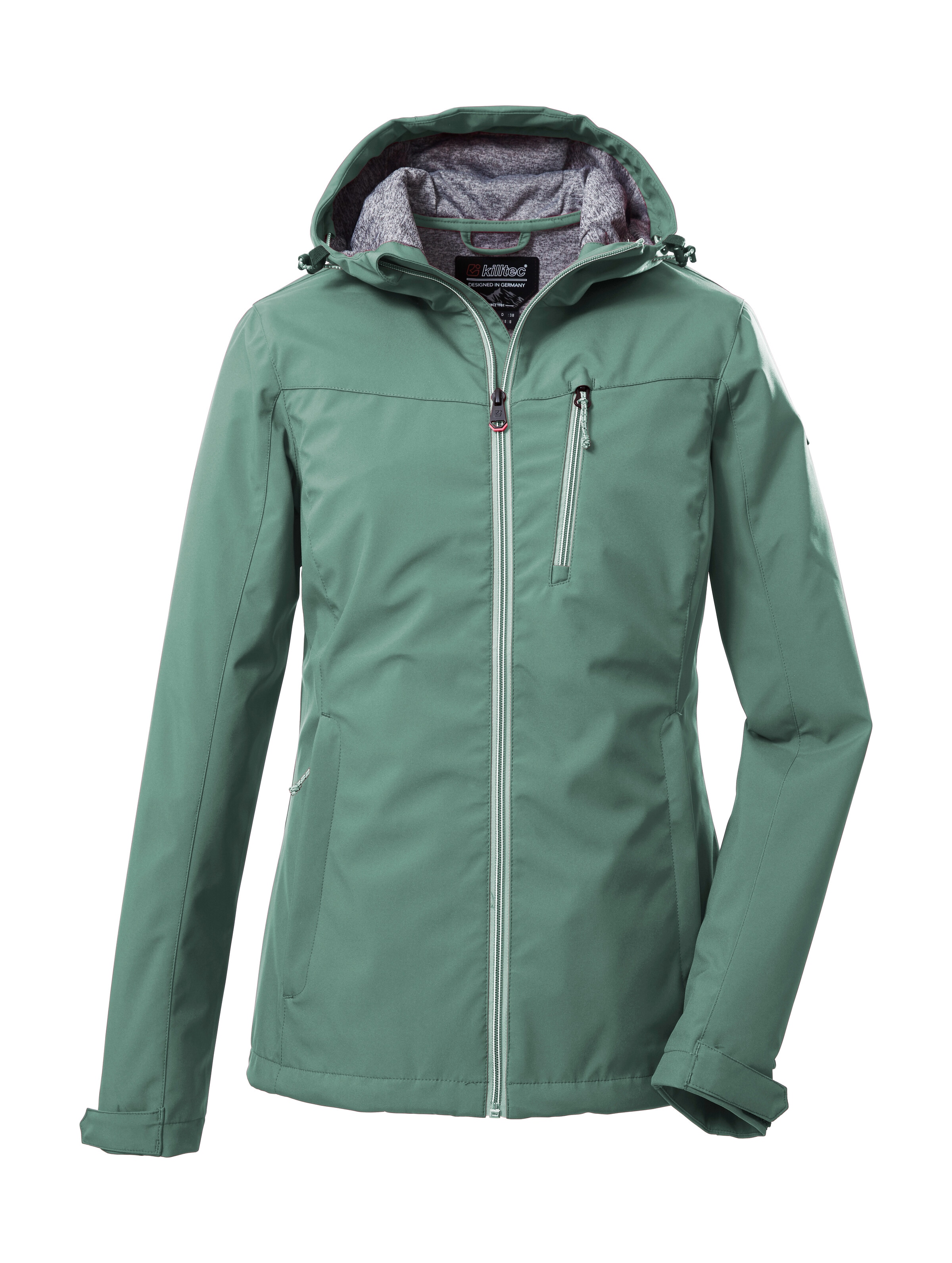 Killtec Softshelljacke »KOS 89 WMN SFTSHLL JCKT«, Damen Softshelljacke: Wind-und wasserdicht, atmungsaktiv, PFAS-frei