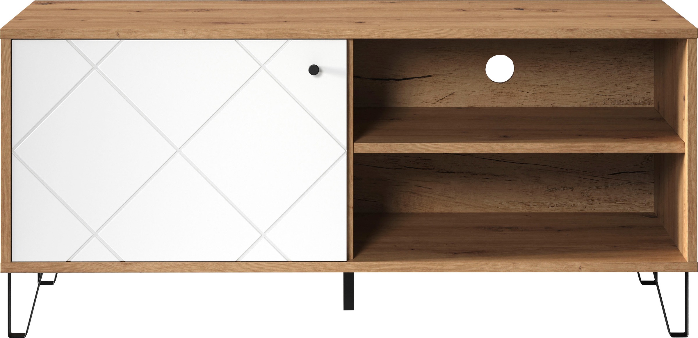 Home affaire Table basse »Tarragona TV-Kommode« meuble TV avec 1 porte & 2 compartiments - (L/P/H) 123/40/56 cm