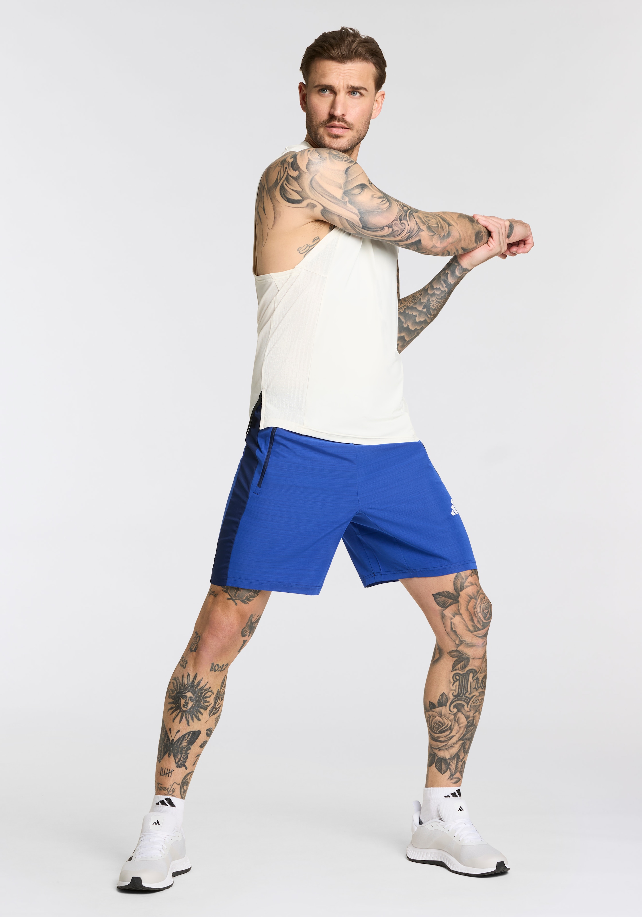 adidas Performance Shorts »TR-ES WV MEL S«, (1 tlg.), Trainingsshorts, meliert, leicht & atmungsaktiv