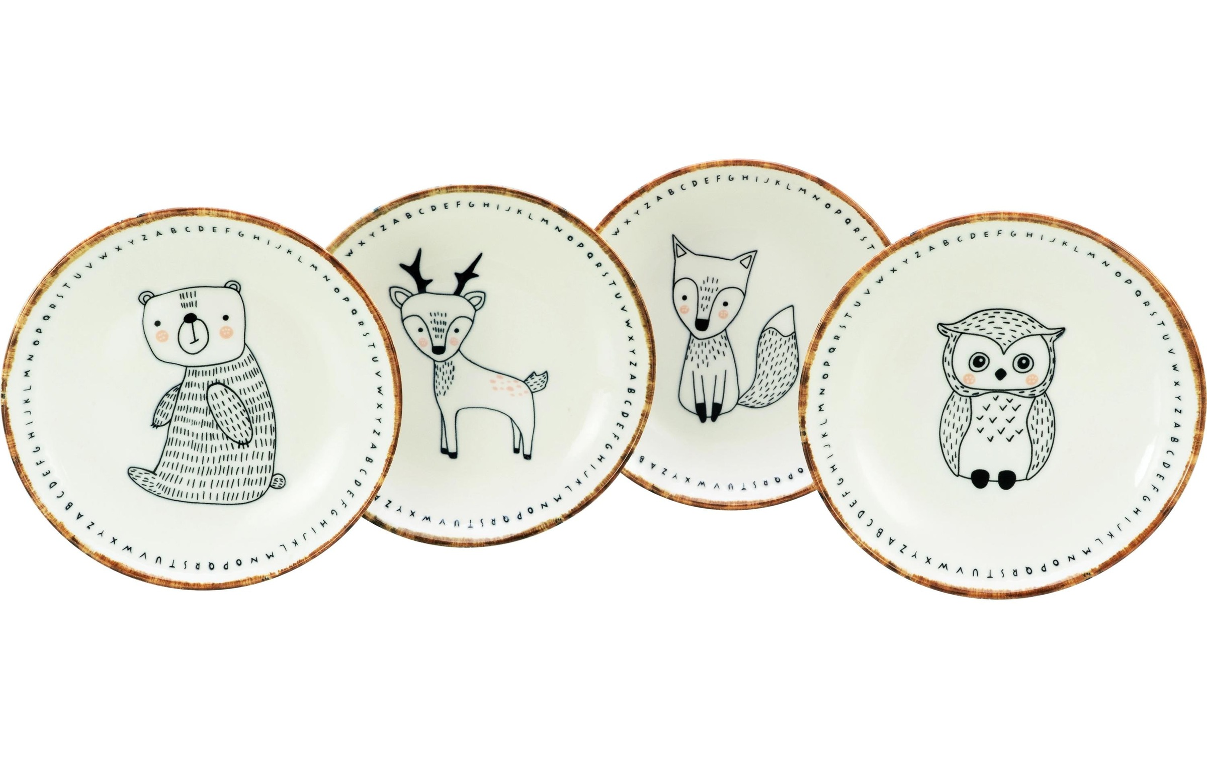 Image of CreaTable Kinderschale "Freunde des Waldes Mehrzweckschale Steinzeug"