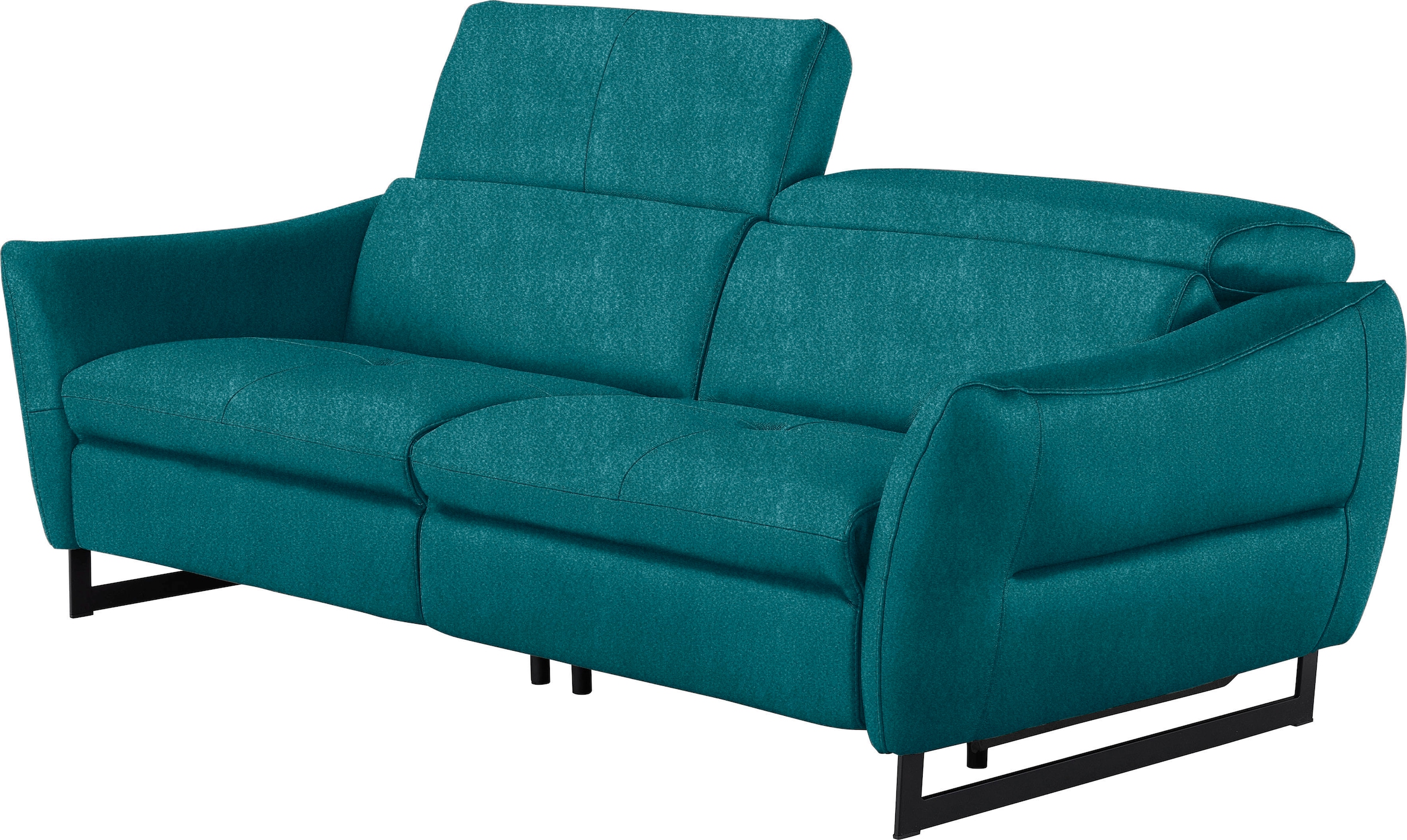 Image of Egoitaliano 2,5-Sitzer "Dafne, elegantes Designsofa mit hohem Sitzkomfort" wahlweise mit elektr. Relaxfunktion, Kopfteile manuell verstellbar
