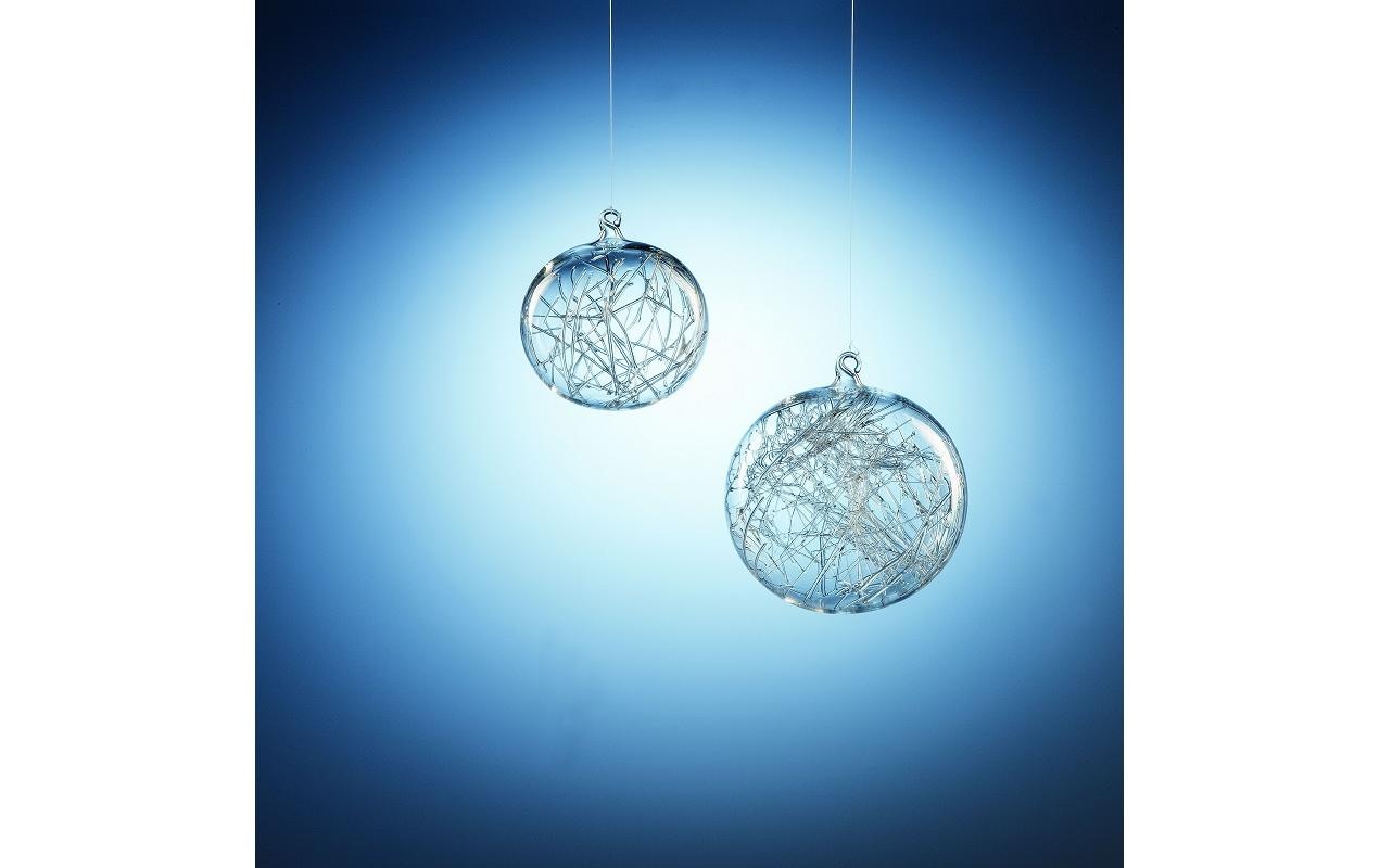 Glasi Hergiswil Boule de Noël »Stäbli«