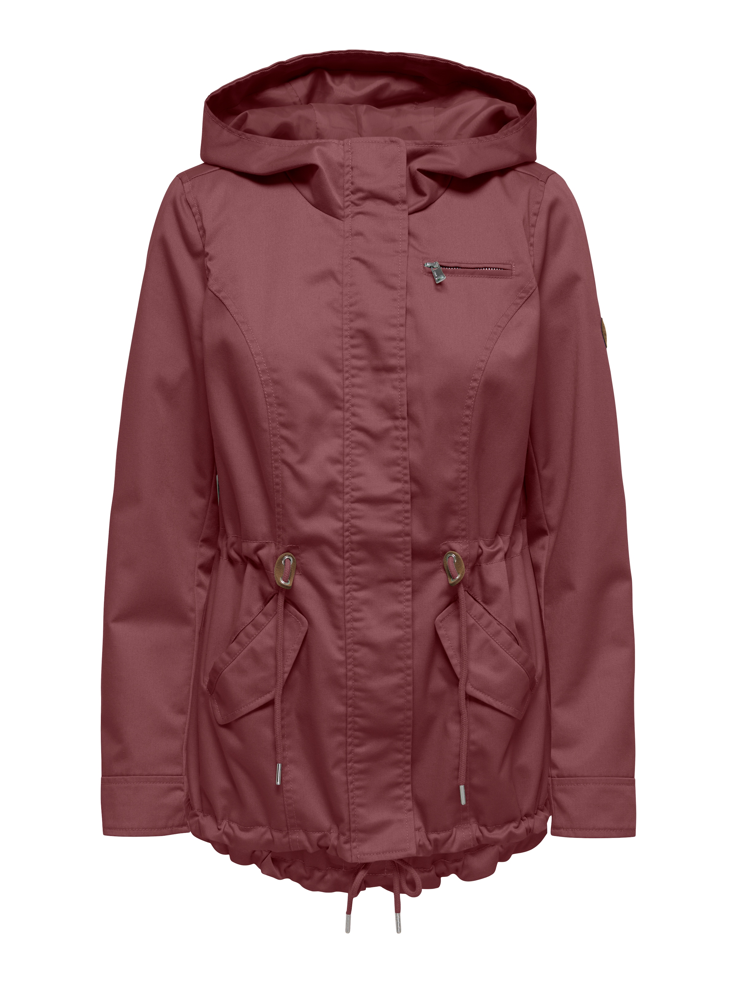 ONLY Parka »ONLLORCA LIFE CANVAS PARKA CC OTW« avec capuche avec cordon de serrage à la taille
