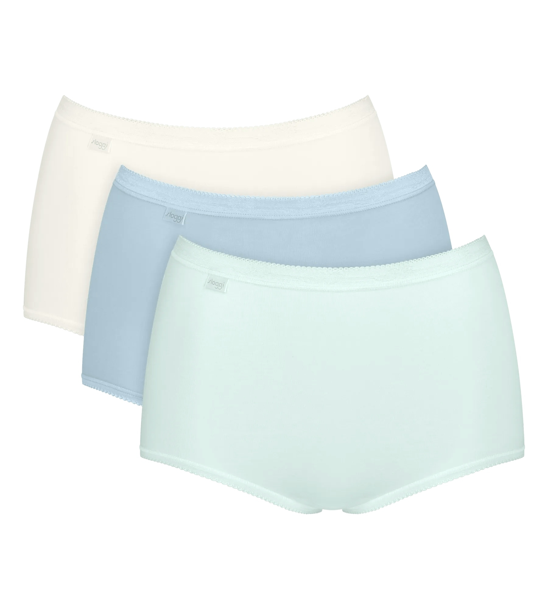 sloggi Maxislip »Basic+ Maxi« 3er Pack,  perfekter Sitz, Cotton-Mix, hohe Taille