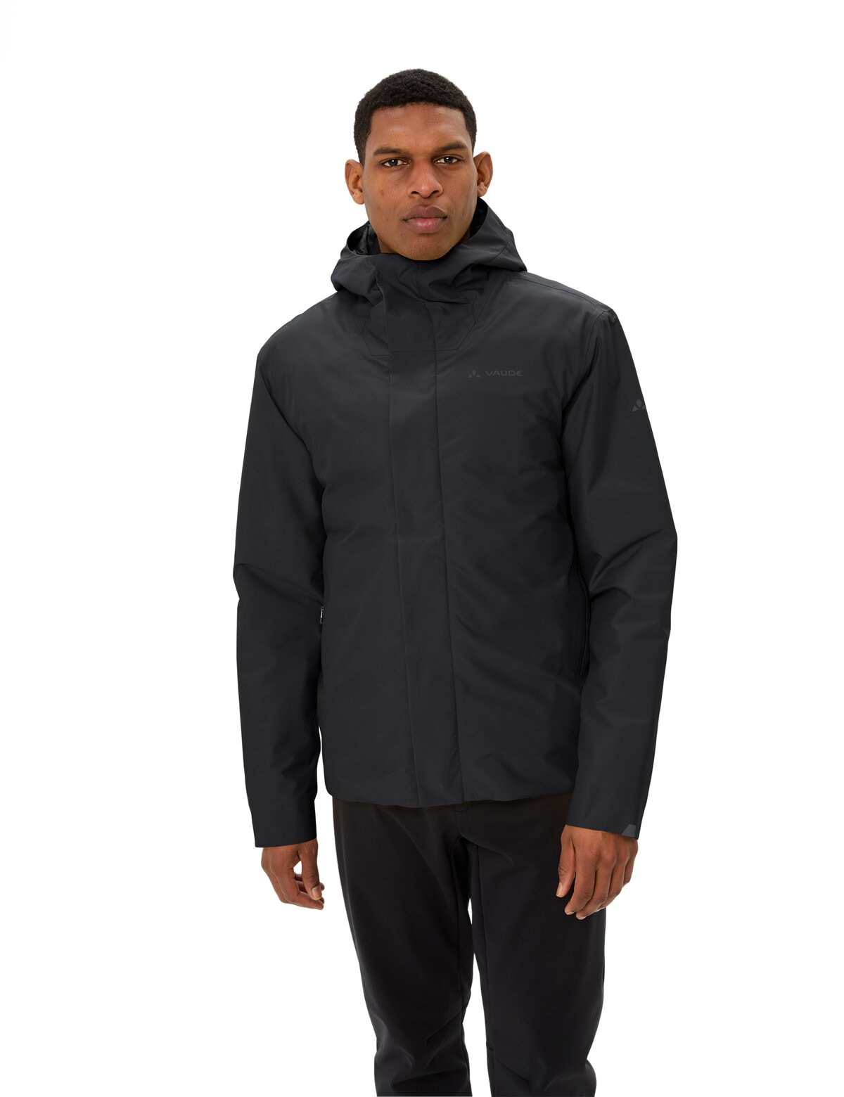 Image of VAUDE Regenjacke "MENS CYCLIST WARM RAIN JACKET II" mit Kapuze sportlicher Stil, regular fit, wasserdicht, atmungsaktiv