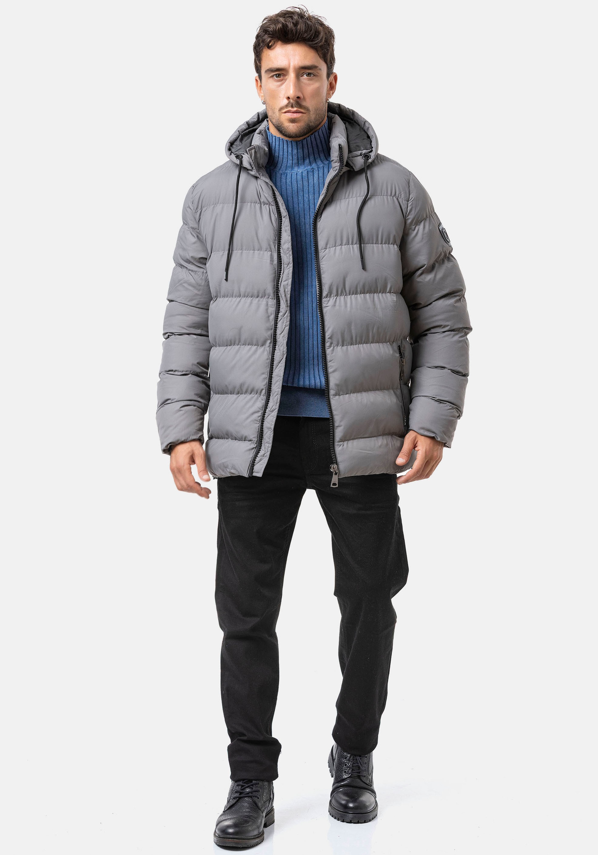 Cipo & Baxx Veste matelassée mit Kapuze