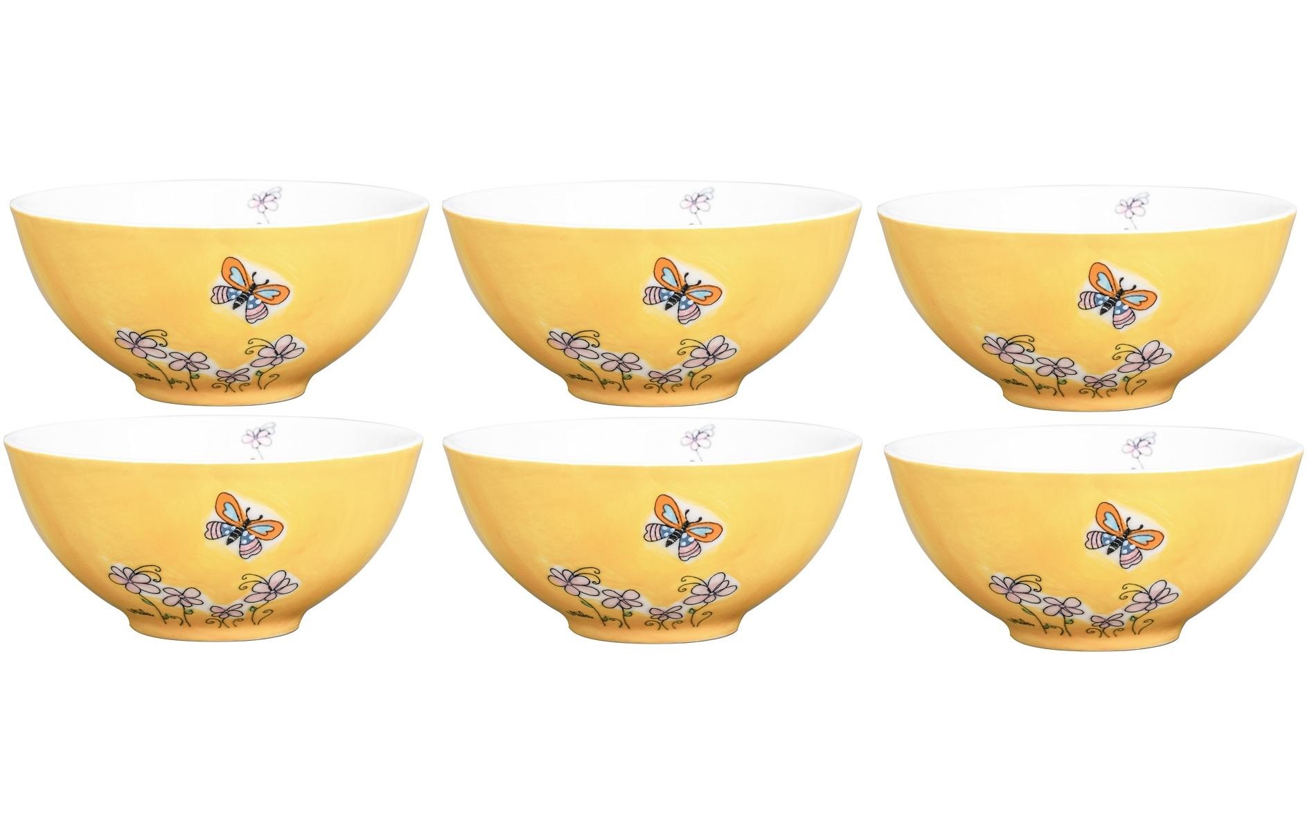 Image of Mila Schale »Schmetterlinge 6 Stück,«, aus Keramik bei Ackermann Versand Schweiz