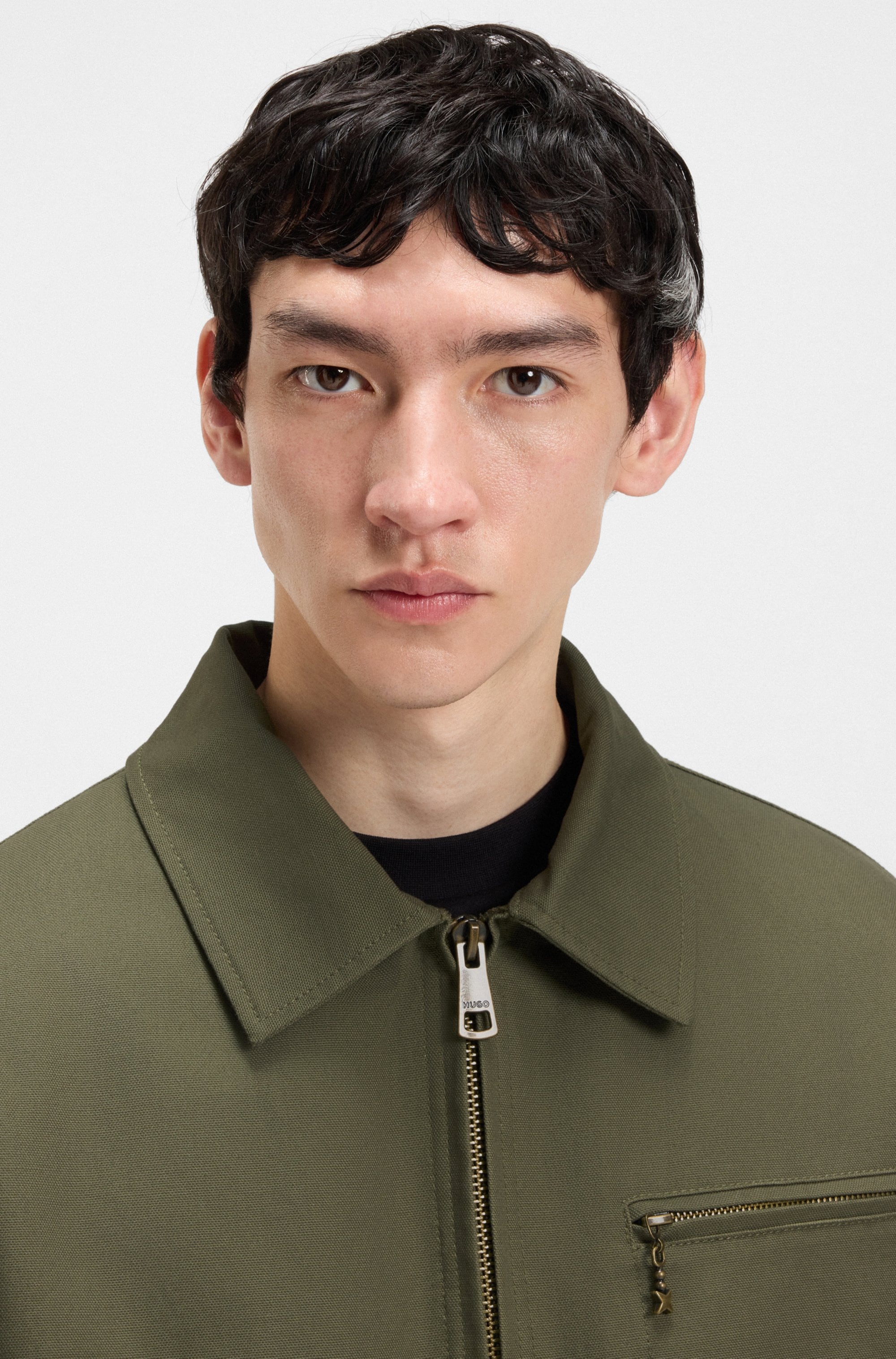 HUGO Blue Canvasjacke »Blake«, leicht wattiert, regular fit
