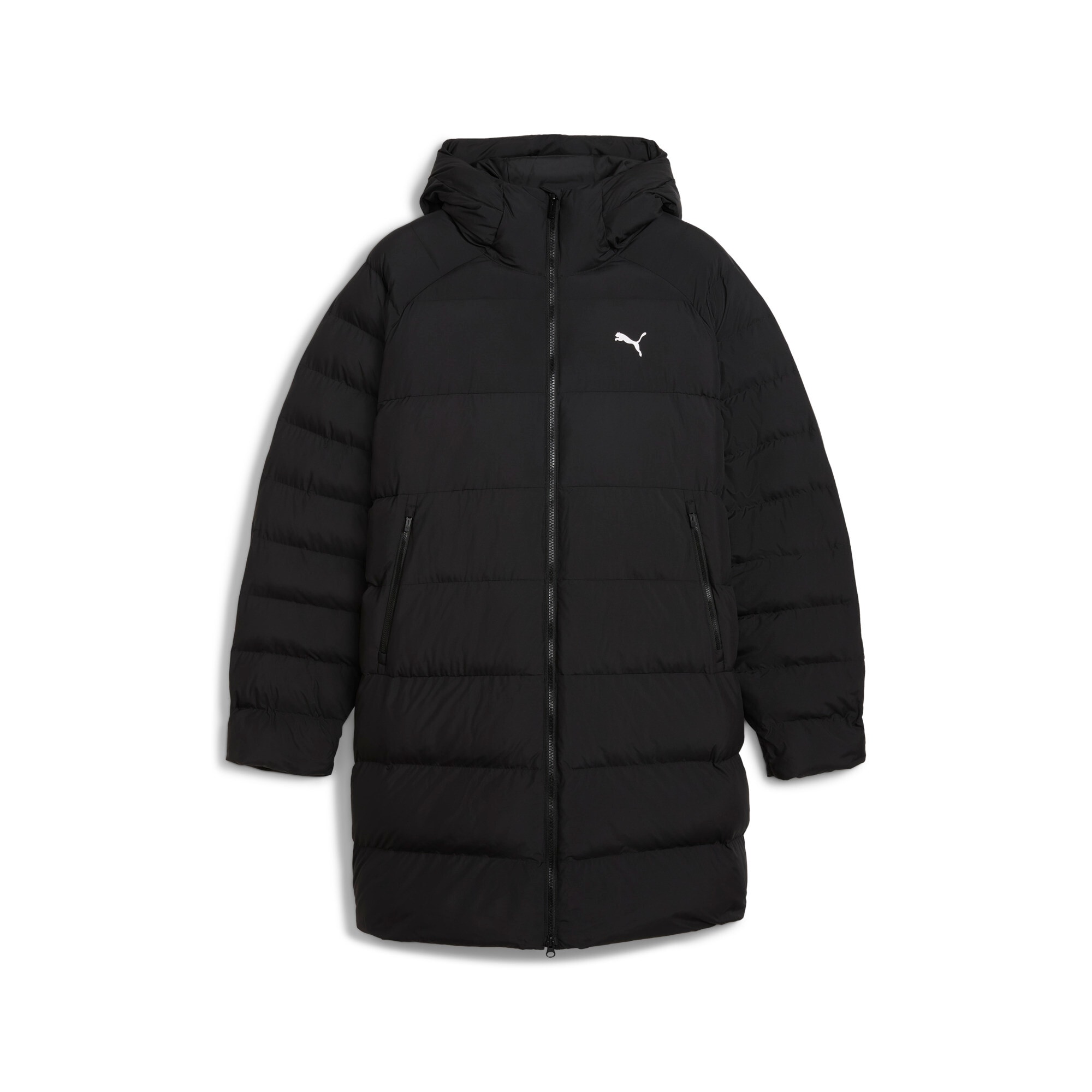 Image of PUMA Winterjacke "MONO HOODED PARKA" mit Kapuze mit Kapuze, mit Reissverschlusstaschen, wärmeisolierend