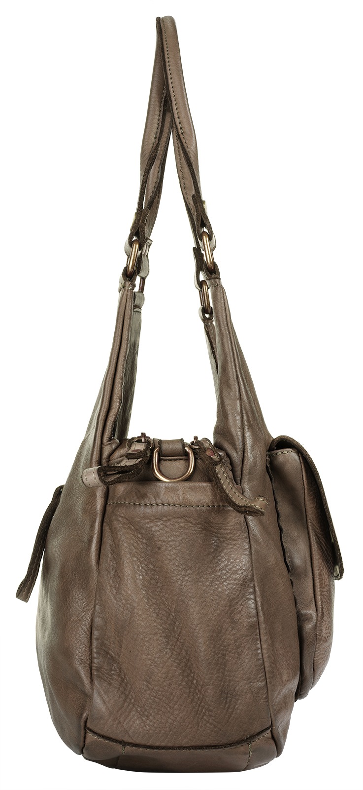 Samantha Look Sac à bandoulière echt Leder, Made in Italy