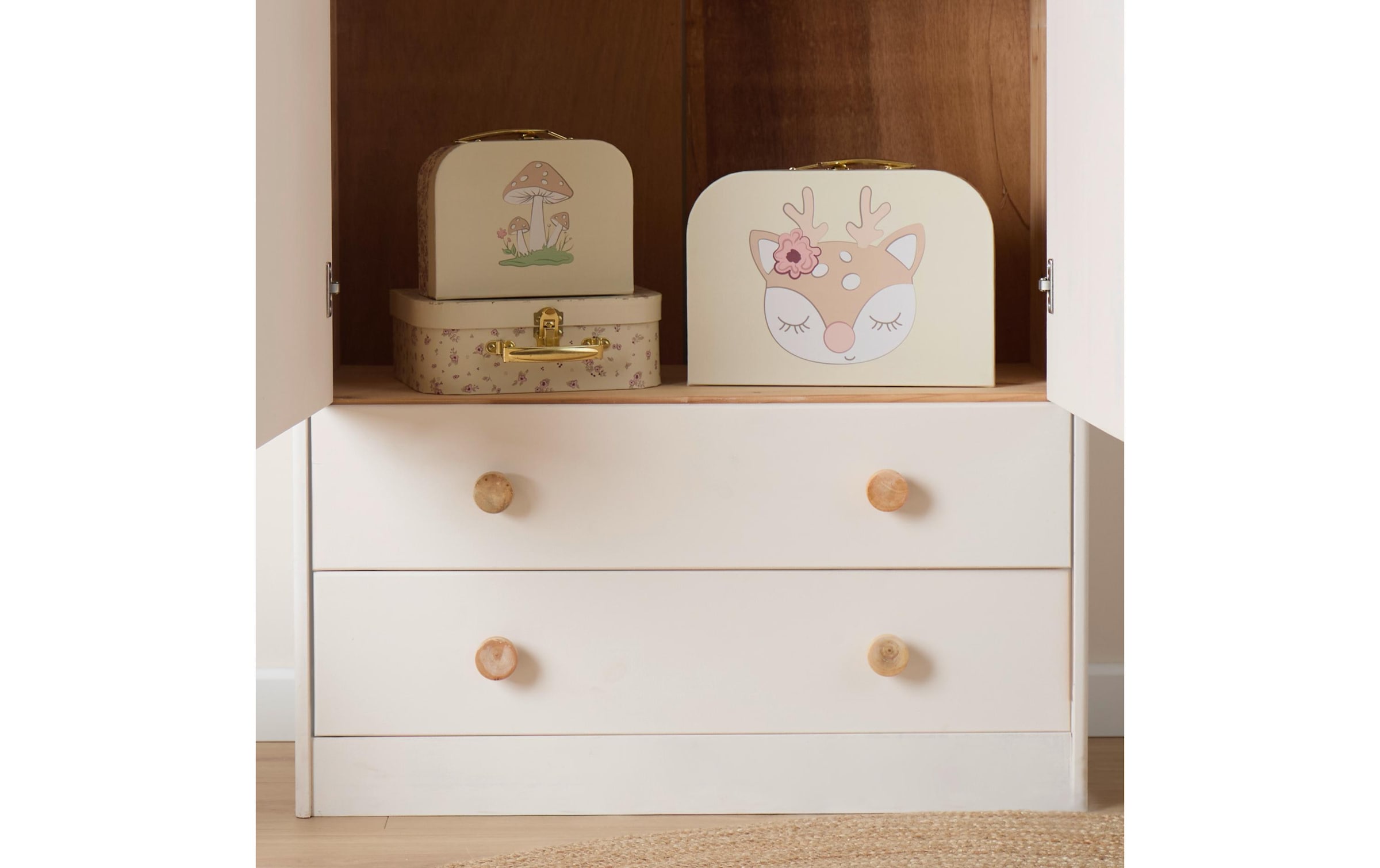 BIECO Spielwerkzeugkoffer »Ella vintage flowers 3er Set«