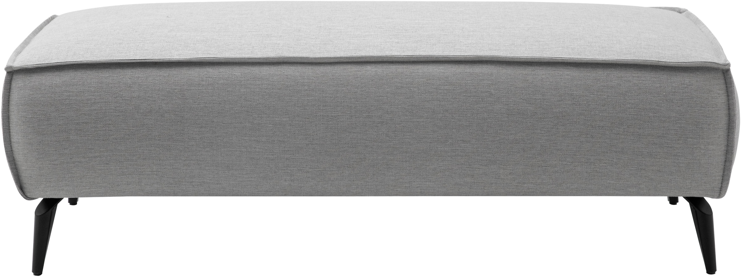 GOODproduct Wohnlandschaft »TVINNU Leinenoptik, 354, mit Hocker« Recamiere rechts/links, stellbar zum Schlafsofa (Krokodilverbinder)