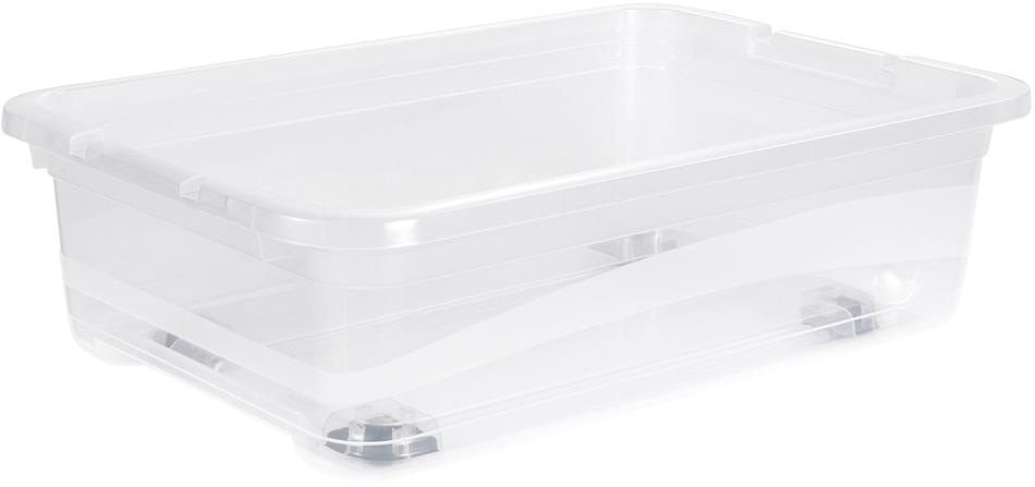 keeeper Organizer "konrad" Aufbewahrungsbox, 28 L, mit Rollen, Deckel, Schiebeverschluss