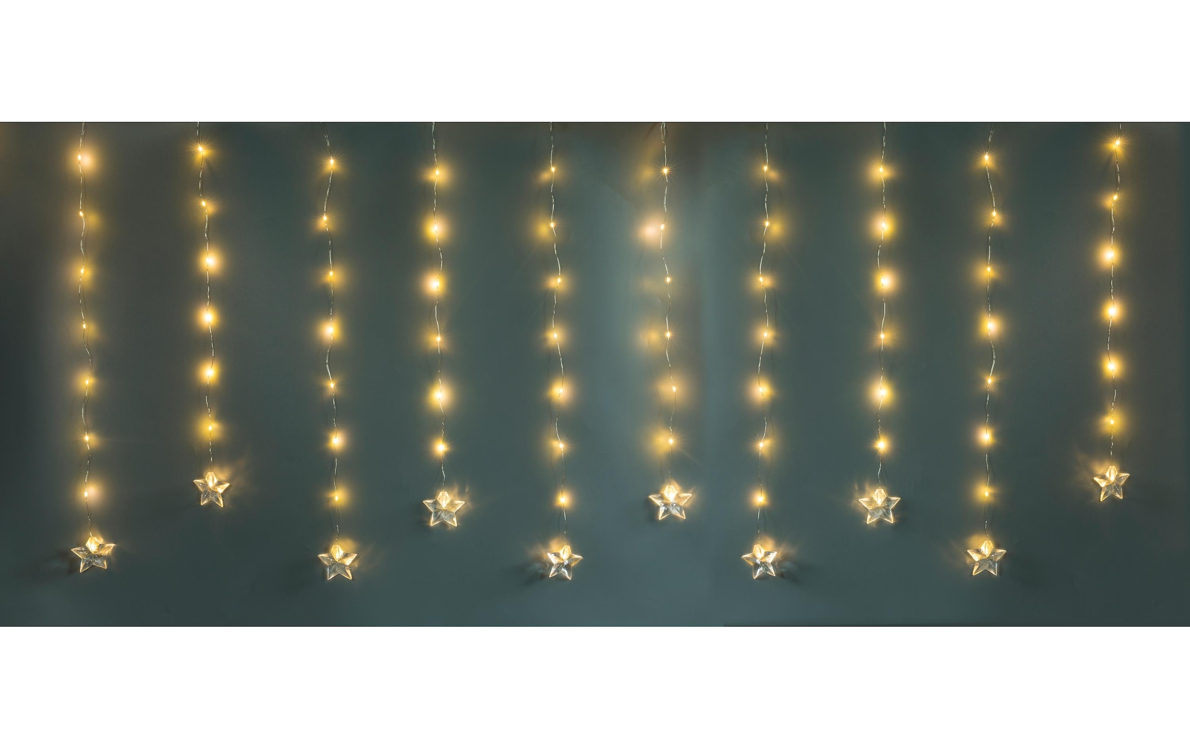   LED-Lichtervorhang »Dameco mit 11 Strängen, 83 LEDs, 80 x« 83 Stk.-flammig