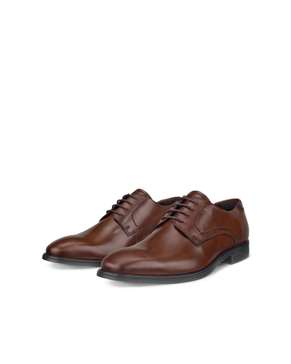 Image of Ecco Schnürschuh "MELBOURNE" mit seitlichen Nähten, Freizeitschuh, Halbschuh, Schnürschuh