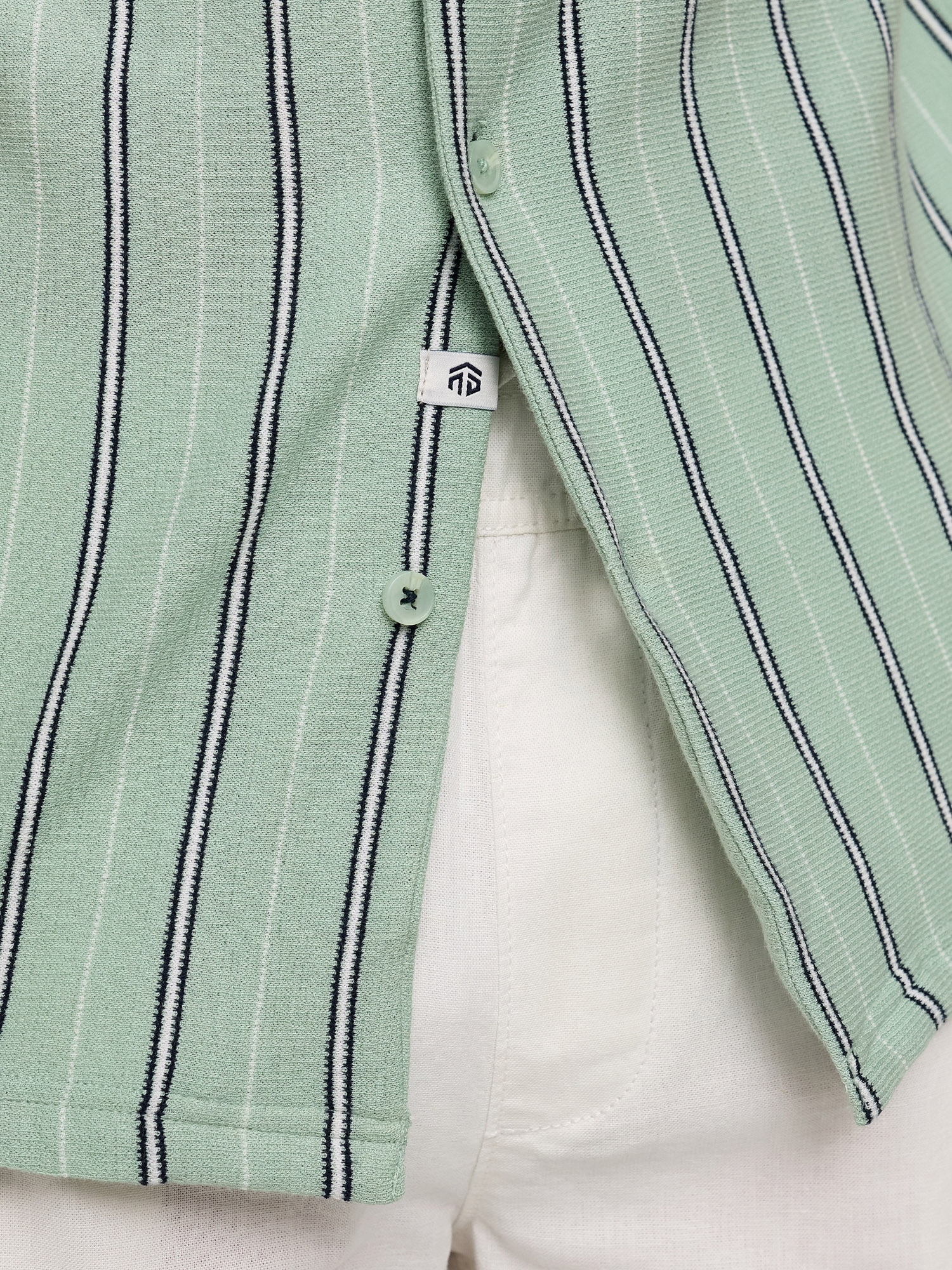 Indicode Chemise à manches courtes »INShitake«
