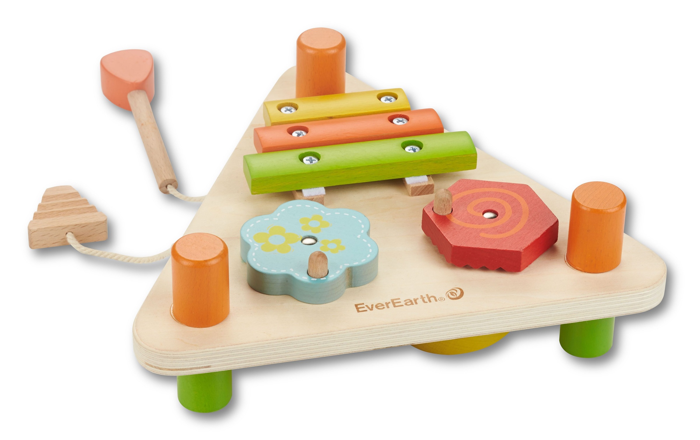 Image of EverEarth® Spielzeug-Musikinstrument »2-seitiges Musikdreieck«, FSC®- schützt Wald - weltweit bei Ackermann Versand Schweiz