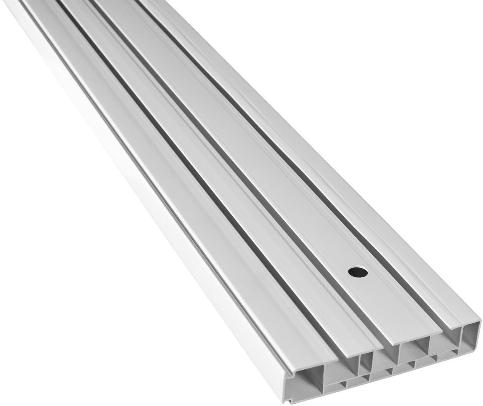 SN DECO GROUP Gardinenschiene »Vorhangschiene SH (1) mit Blende 5 cm«, 3 läufig-läufig, Fixmass