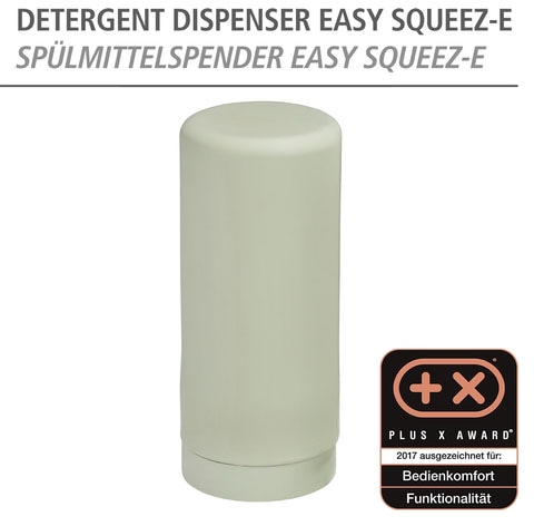 WENKO Spülmittelspender »Modell Easy Squeez-e«, nachfüllbarer Spülmittel- und Seifenspender aus Silikon, ca. 250 ml