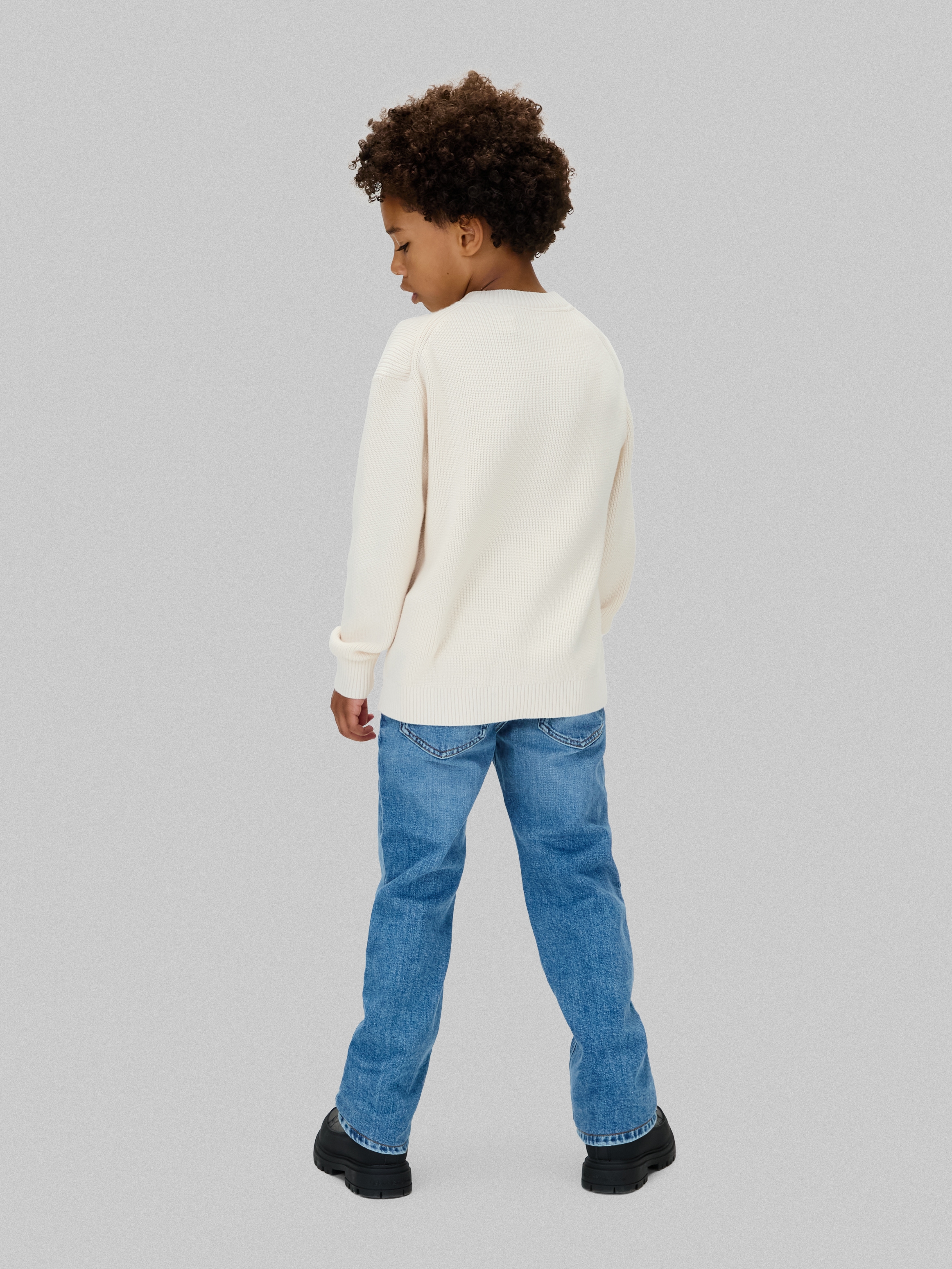 Calvin Klein Jeans Straight-Jeans »STRAIGHT«, für Kinder bis 16 Jahre, used-Look