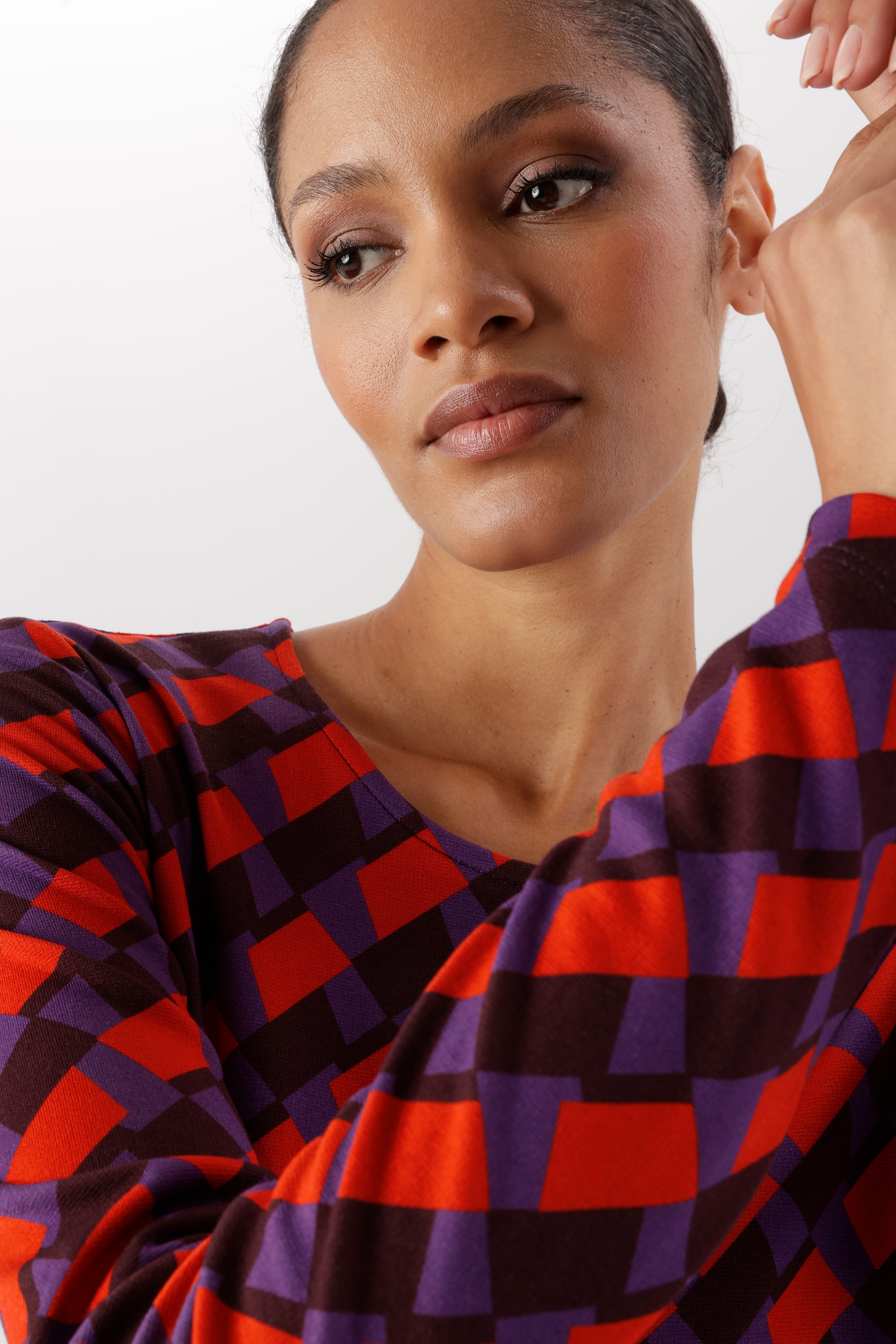 Aniston SELECTED Robe en jersey en forme légère A-line - NOUVELLE COLLECTION