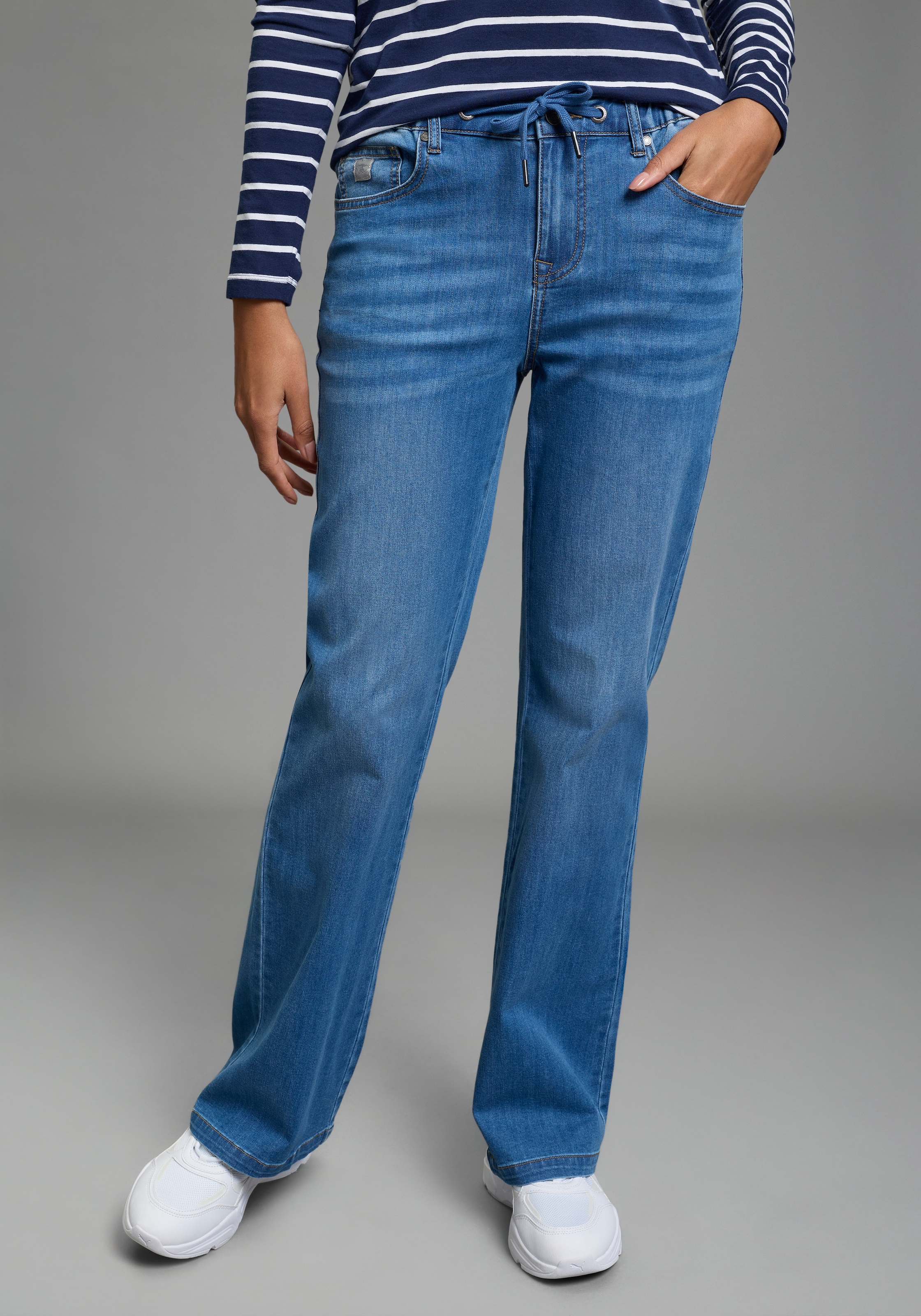 Image of KangaROOS Weite Jeans weiter Bein, normale Passform, reguläre Leibhöhe