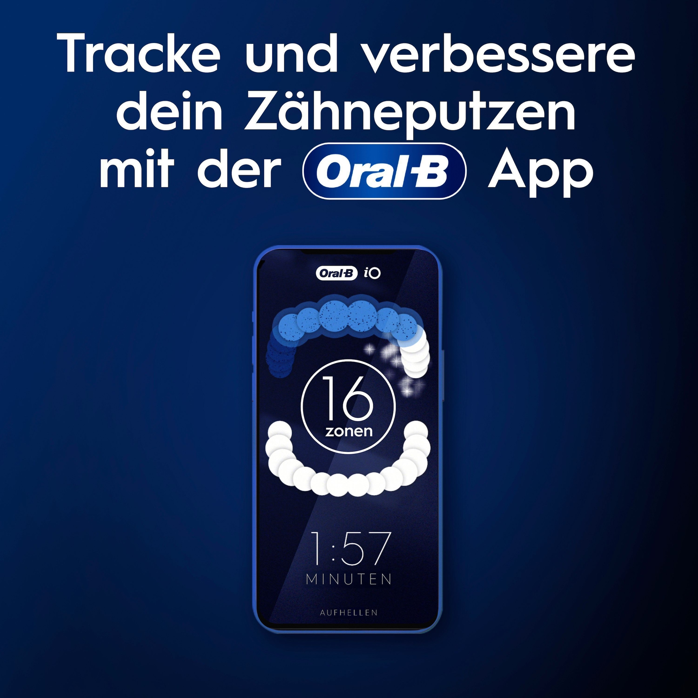 Oral-B Brosse à dents électrique »iO 10« 1 cuis Aufsteckbürsten Magnet-Technologie, iOsense, 7 Putzmodi, Farbdisplay & Lade-Reiseetui