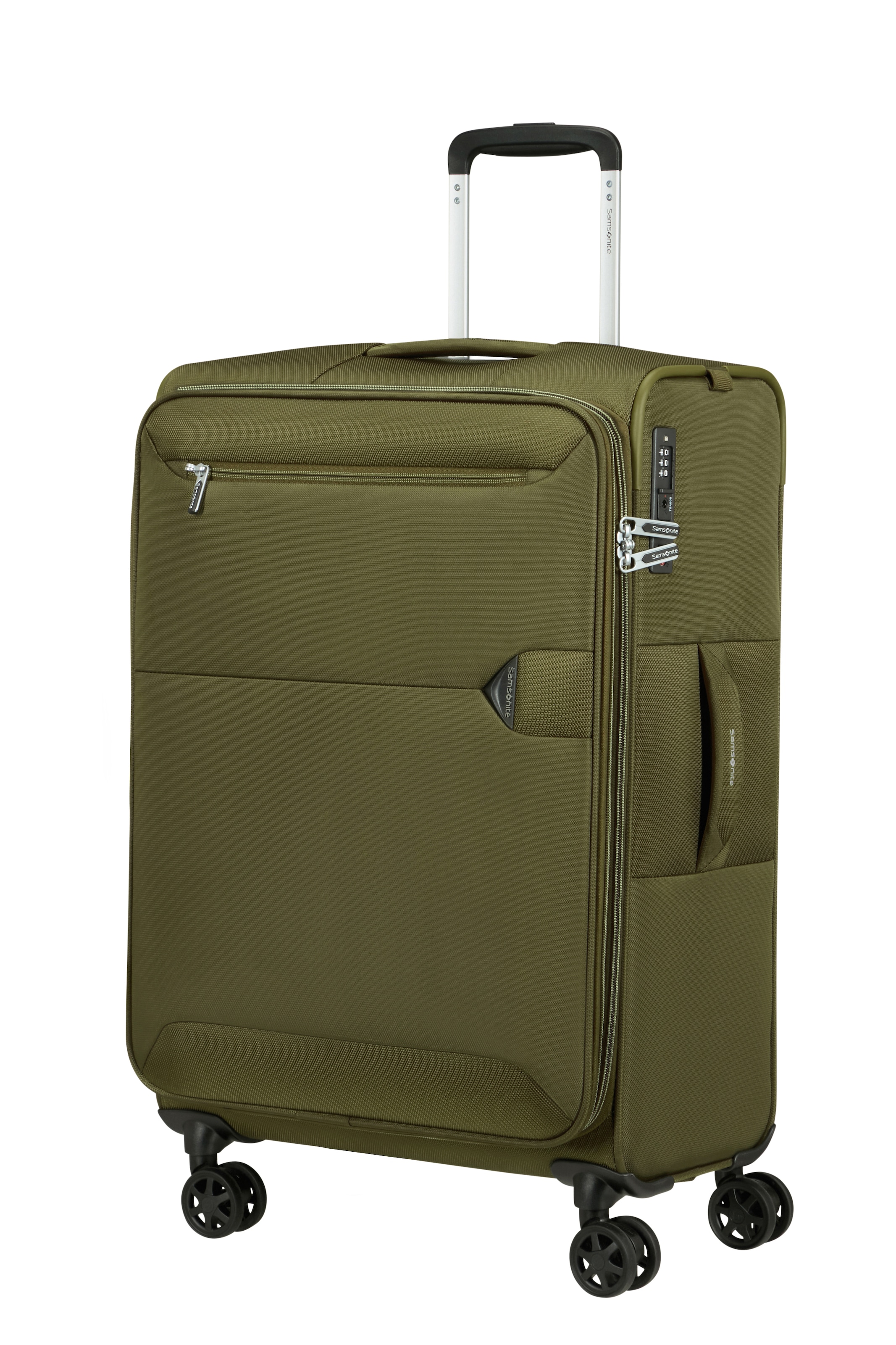 Samsonite Weichgepäck-Trolley »URBIFY, verschiedene Grössen« 68 l 4 Rollen aus Recycle-Polyester, mit Kreuzspanngurt, mit Fronttasche