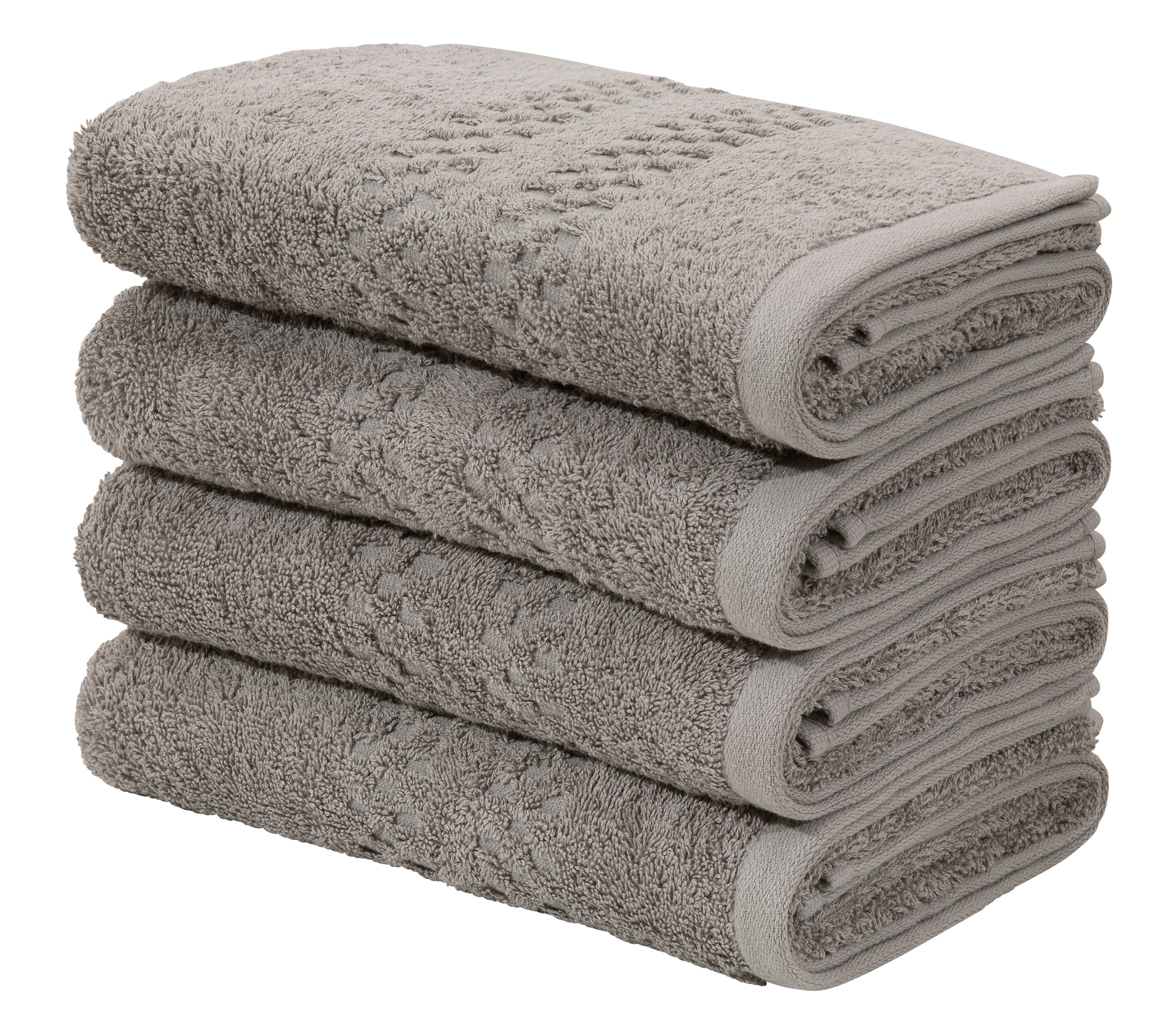 Image of GOODproduct Handtuch "Regona, Handtücher 50x100cm, als Uni-Set und mit Karomuster, 500gr/m²" Premium Handtücher mit Bordüre, Set, 100% Baumwolle, 5 Jahre Garantie