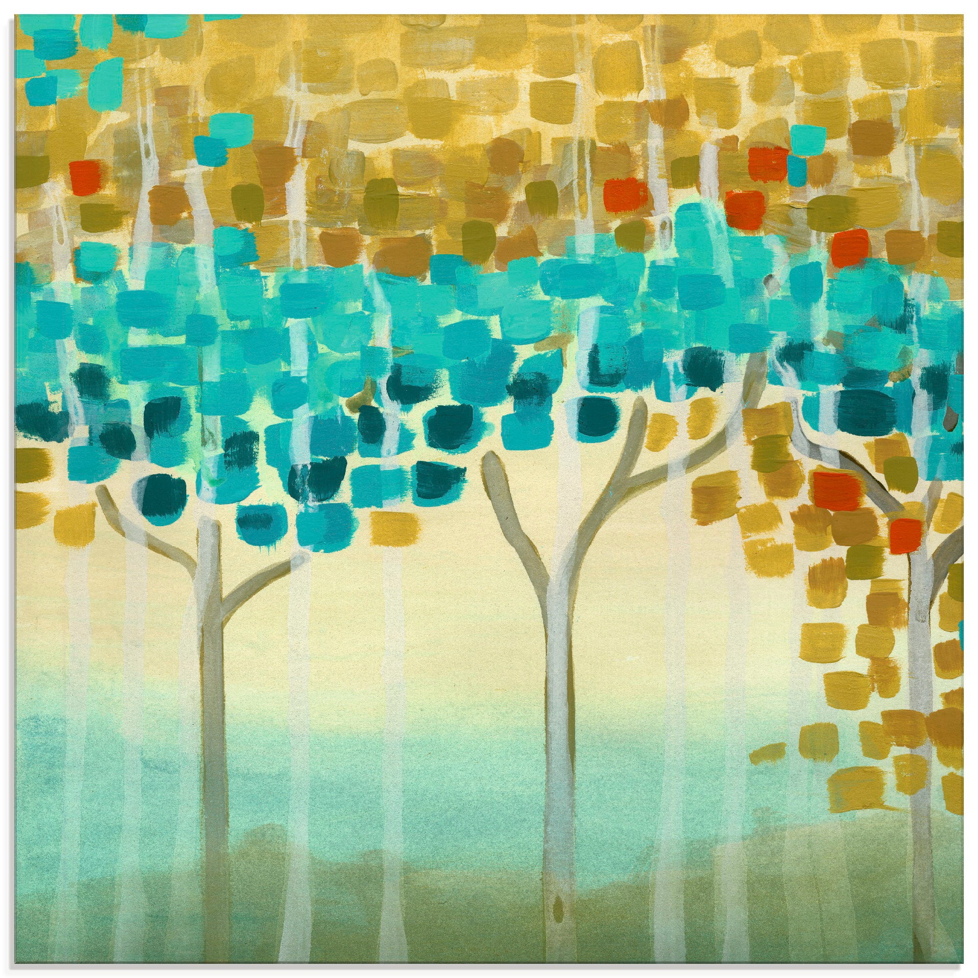 Image of Artland Glasbild »Waldmosaik II«, Muster, (1 St.) bei Ackermann Versand Schweiz