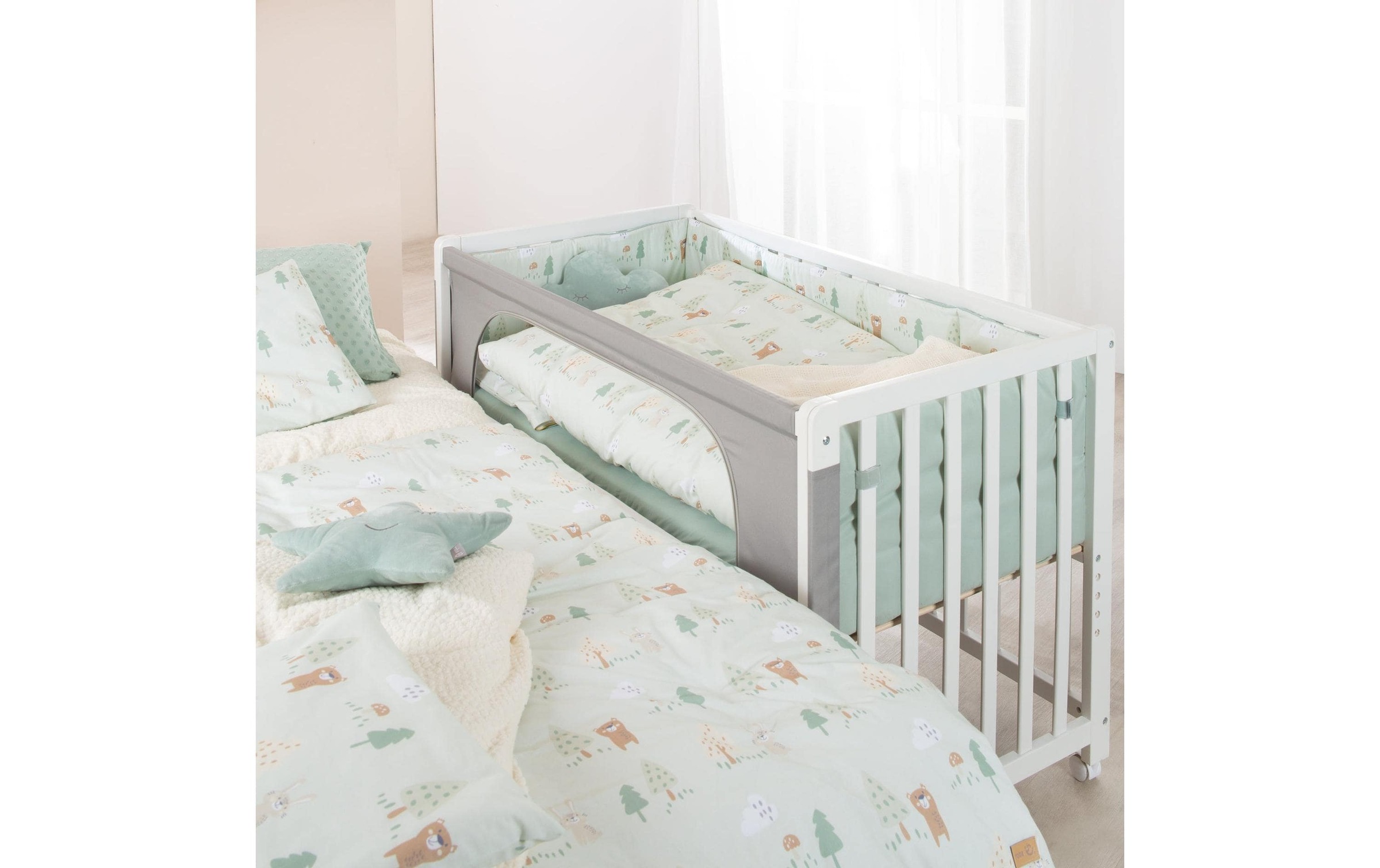 roba® Beistellbett »Room Bed, Woodland Buddies 60 x 120 cm«