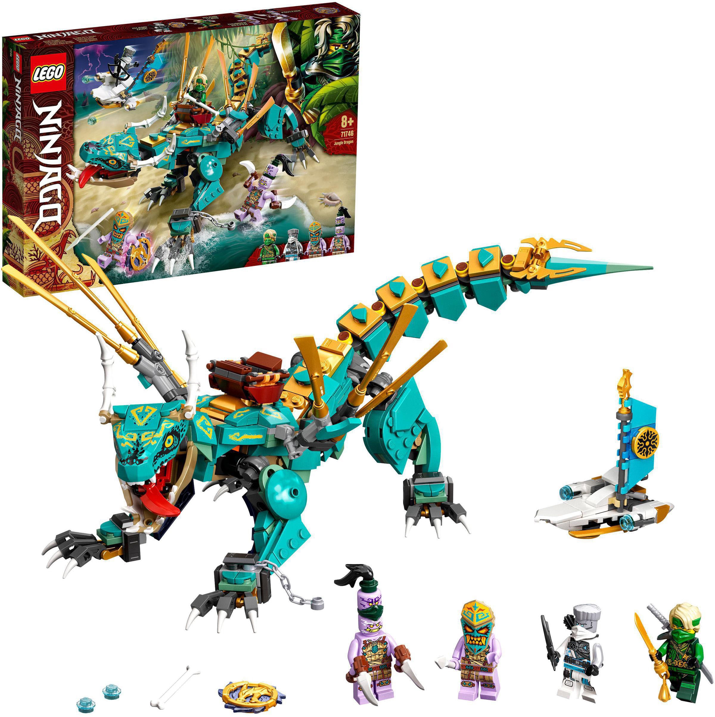 Image of LEGO® Konstruktionsspielsteine »Dschungeldrache (71746), LEGO® NINJAGO®«, (506 St.), Made in Europe bei Ackermann Versand Schweiz