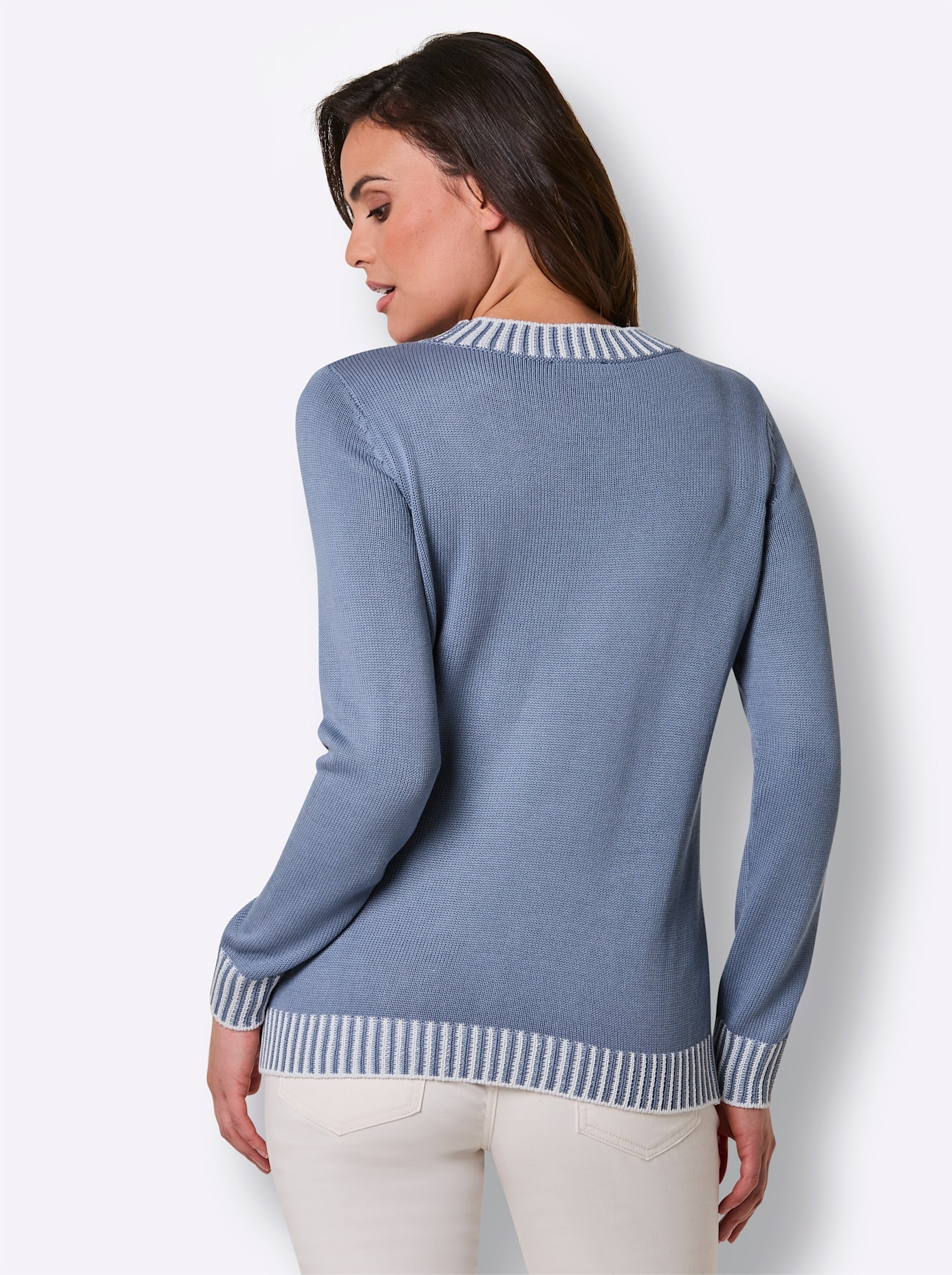 CREATION L PREMIUM Rundhalspullover »Modal-Baumwoll-Pullover«