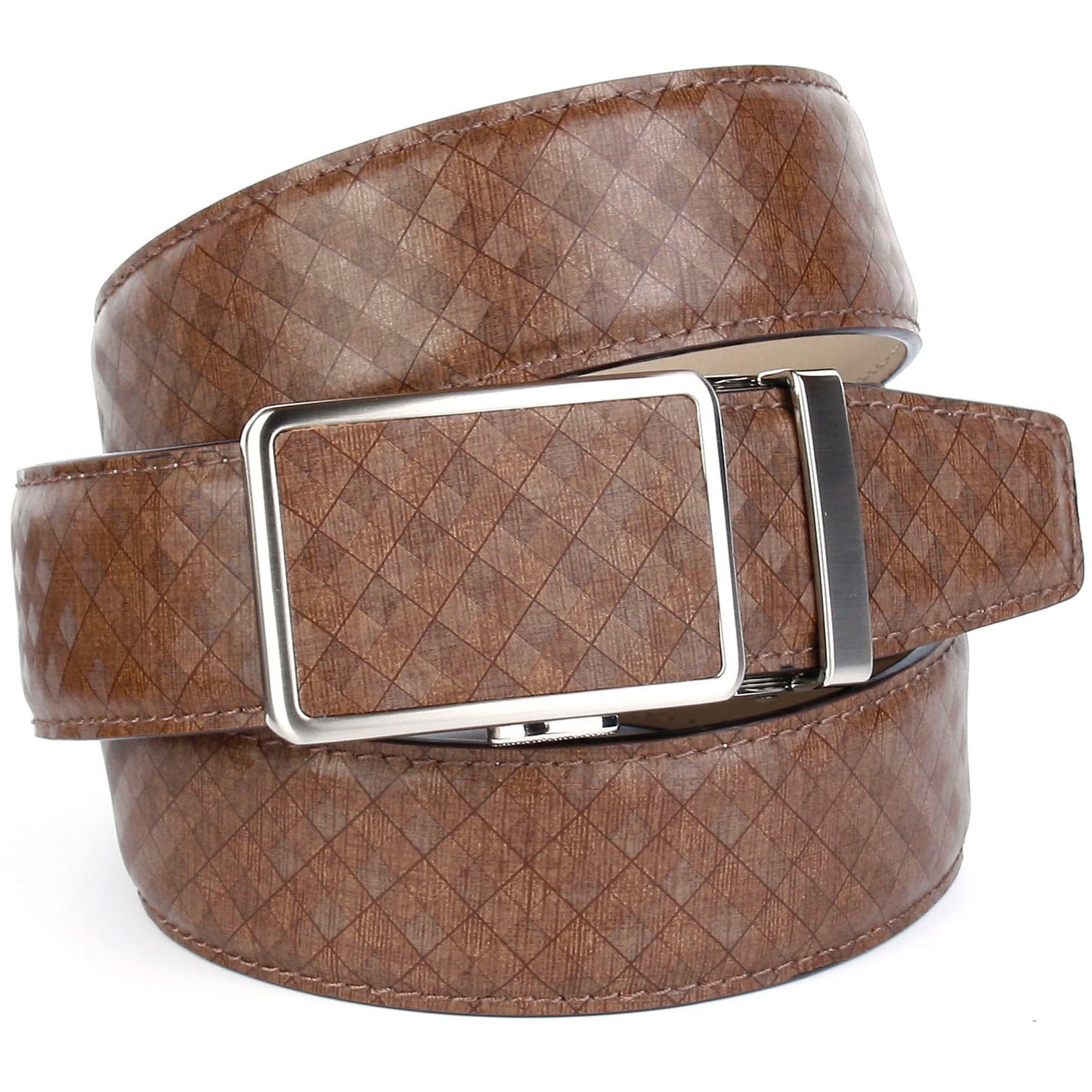 Image of Anthoni Crown Ledergürtel, mit Karomuster bei Ackermann Versand Schweiz