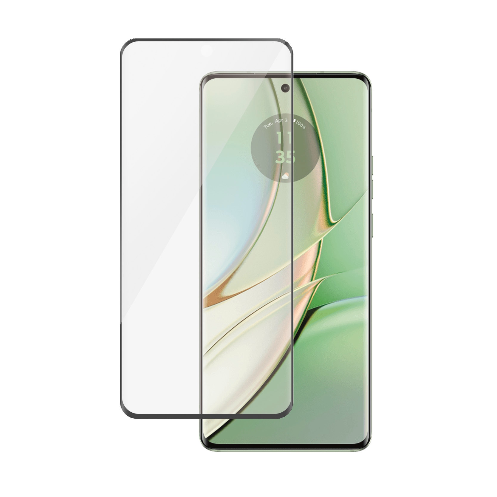 PanzerGlass Displayschutzglas »Ultra-Wide Fit Screen Protector«, für Motorola moto edge 40, (1 St.), Displayschutzfolie, Schutzfolie, Bildschirmschutz, kratz- & stossfest