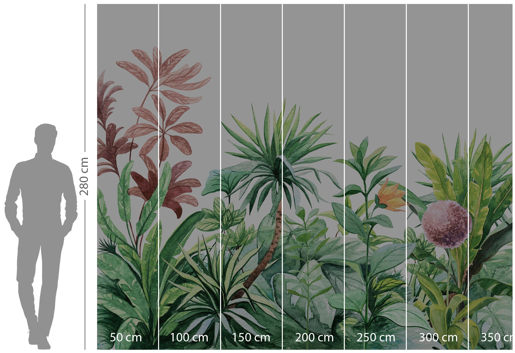 Komar Vliestapete »Digitaldruck Vlies - Terrain - Grösse 300 x 250 cm«, bedruckt, Kinderzimmer