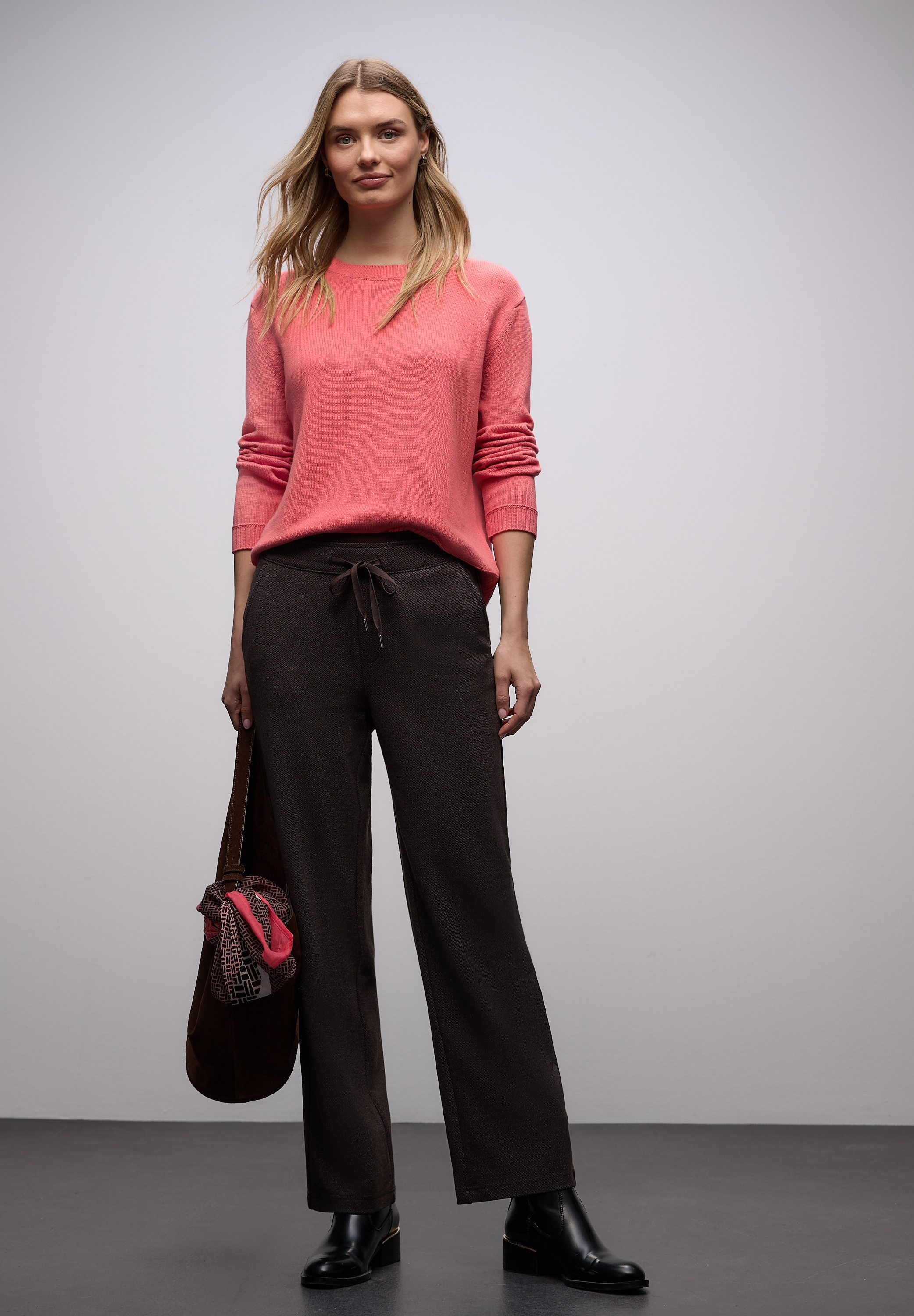 STREET ONE Pull en tricot mit Rundhals