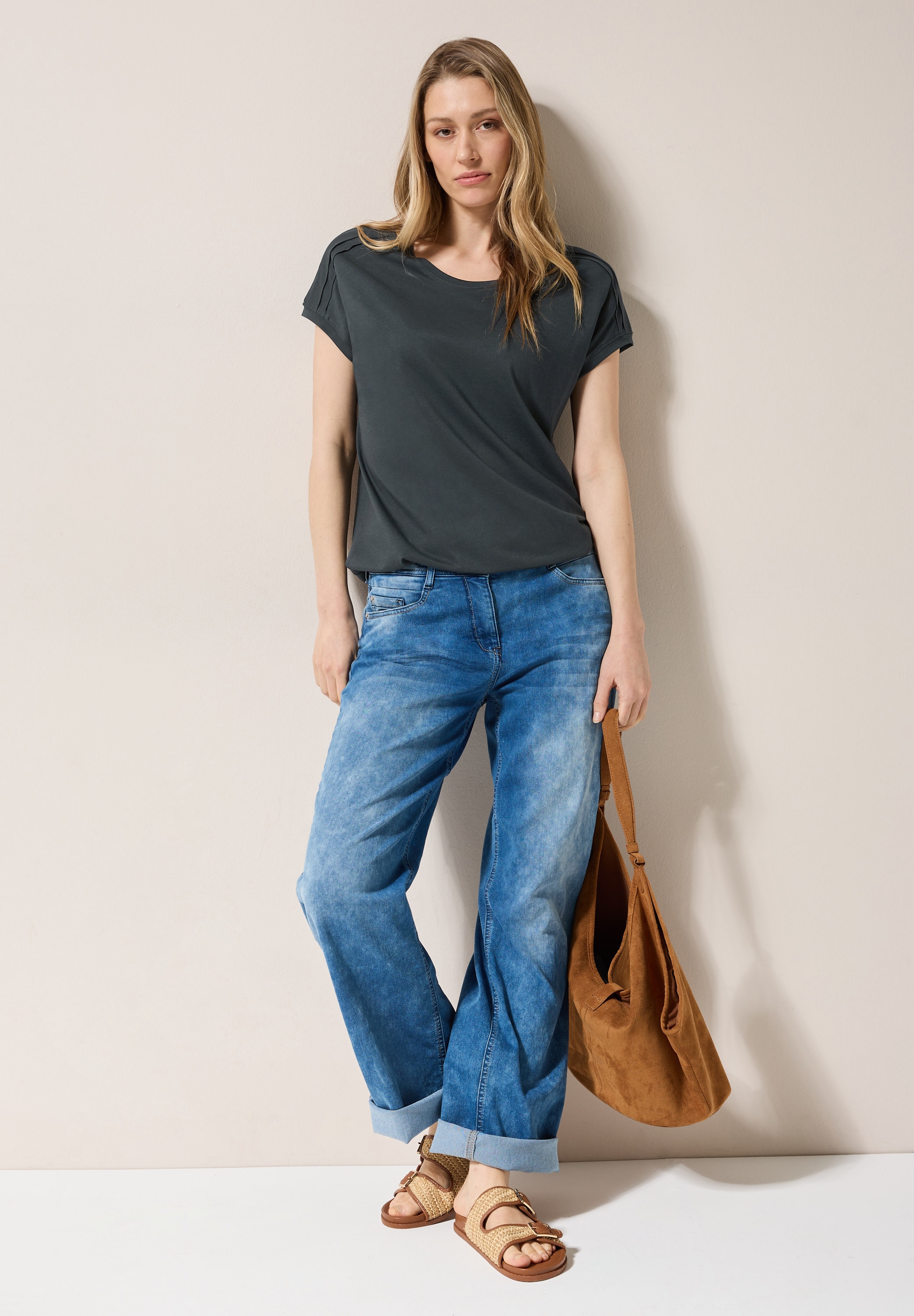 Cecil T-Shirt, mit elastischem Bund