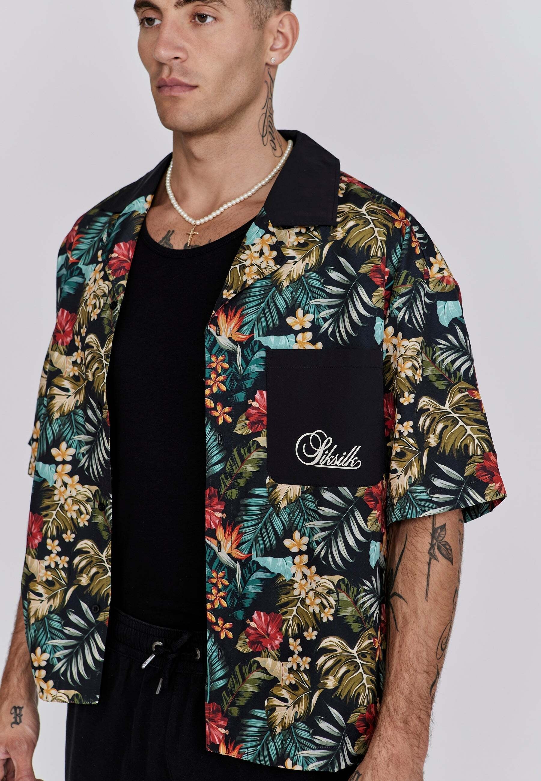 Siksilk Kurzarmhemd »Siksilk Kurzarmhemd Resort Shirt«